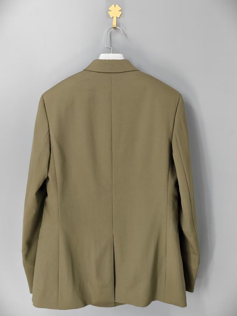 Dior x Travis Scott Solid Buckle Blazer — front