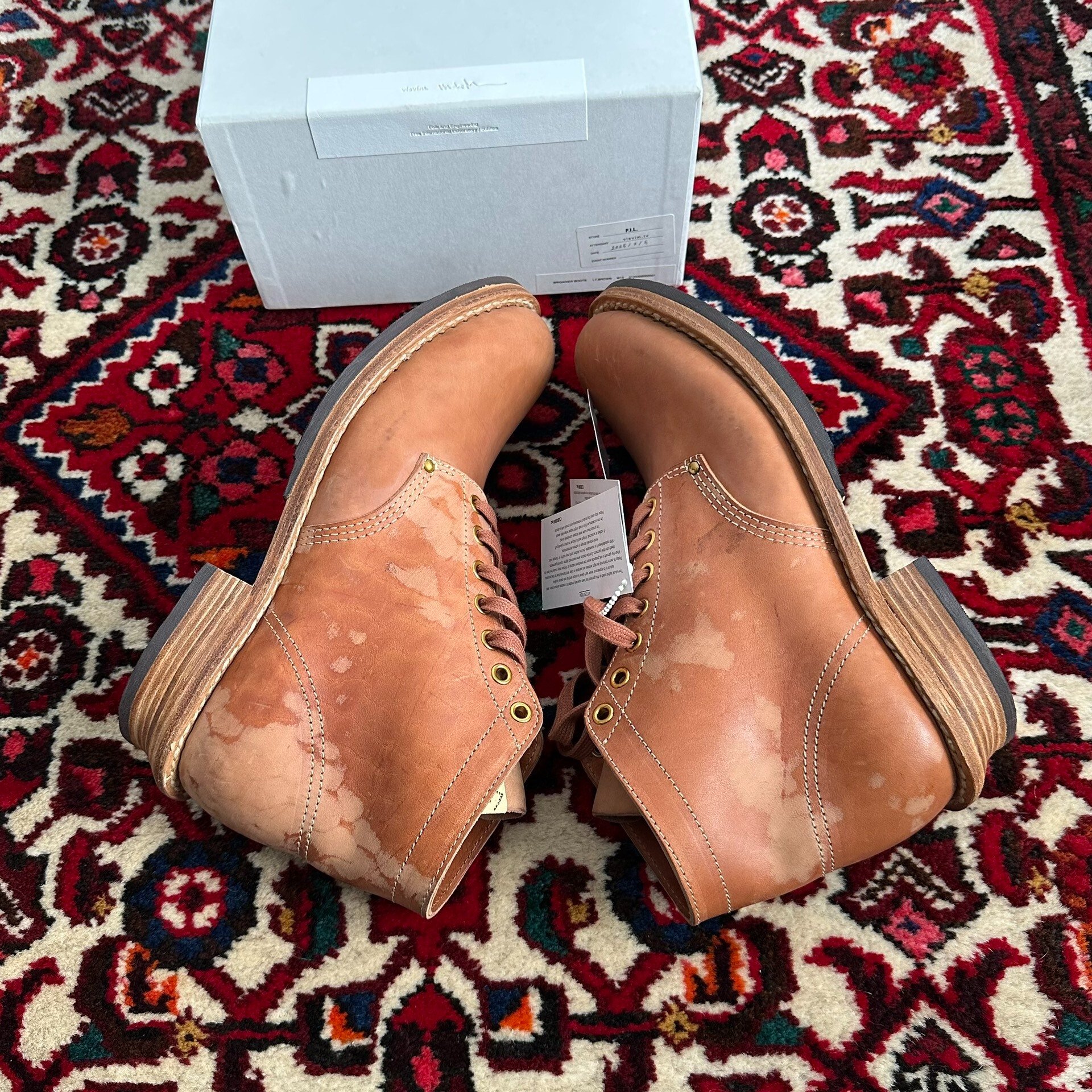 VISVIM 24SS SPOT BRIGADIER BOOTS — back