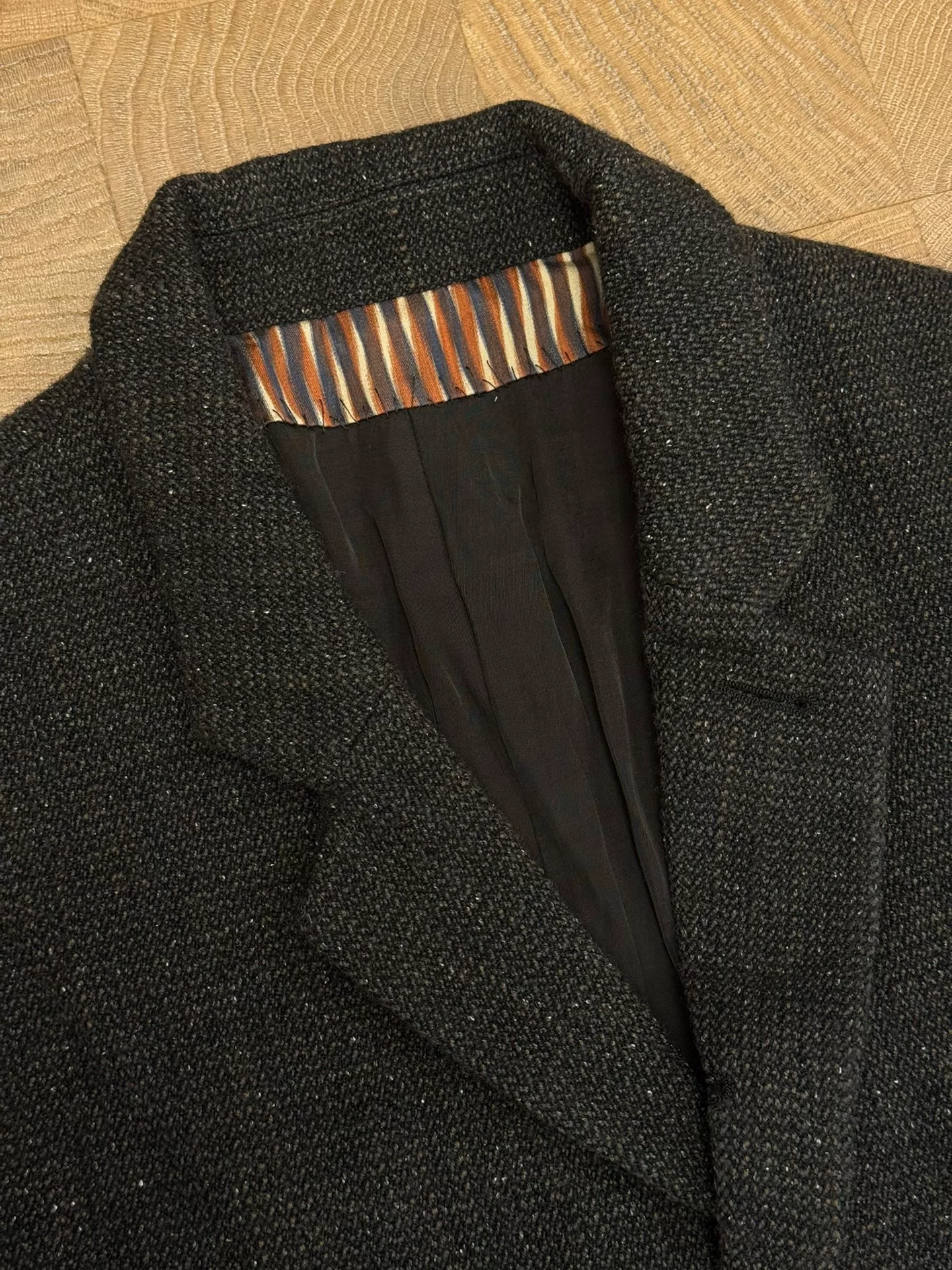Visvim 21AW Hammons Tweed Coat — front