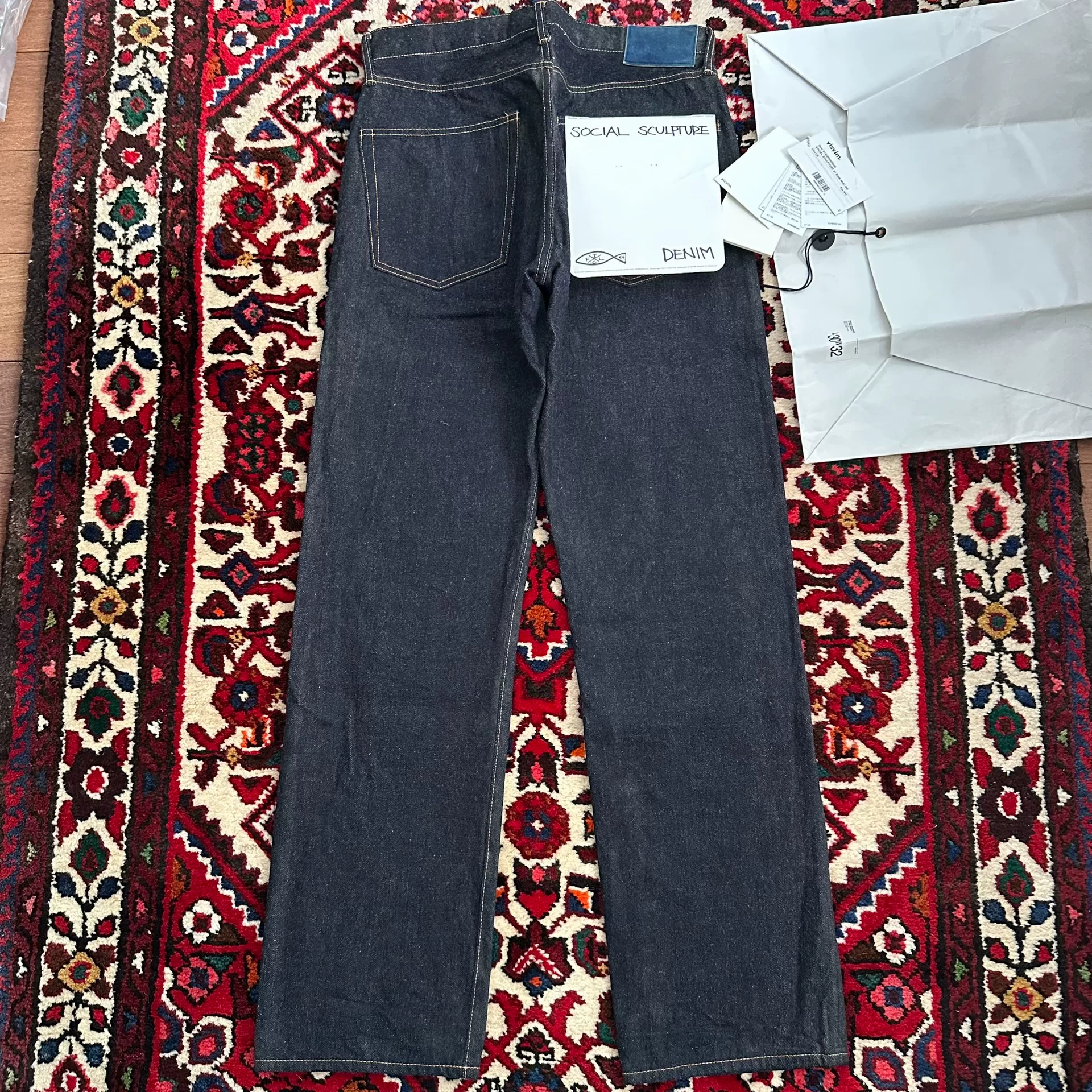 visvim 22AW 01MUD Mud-Dyed Jeans — front