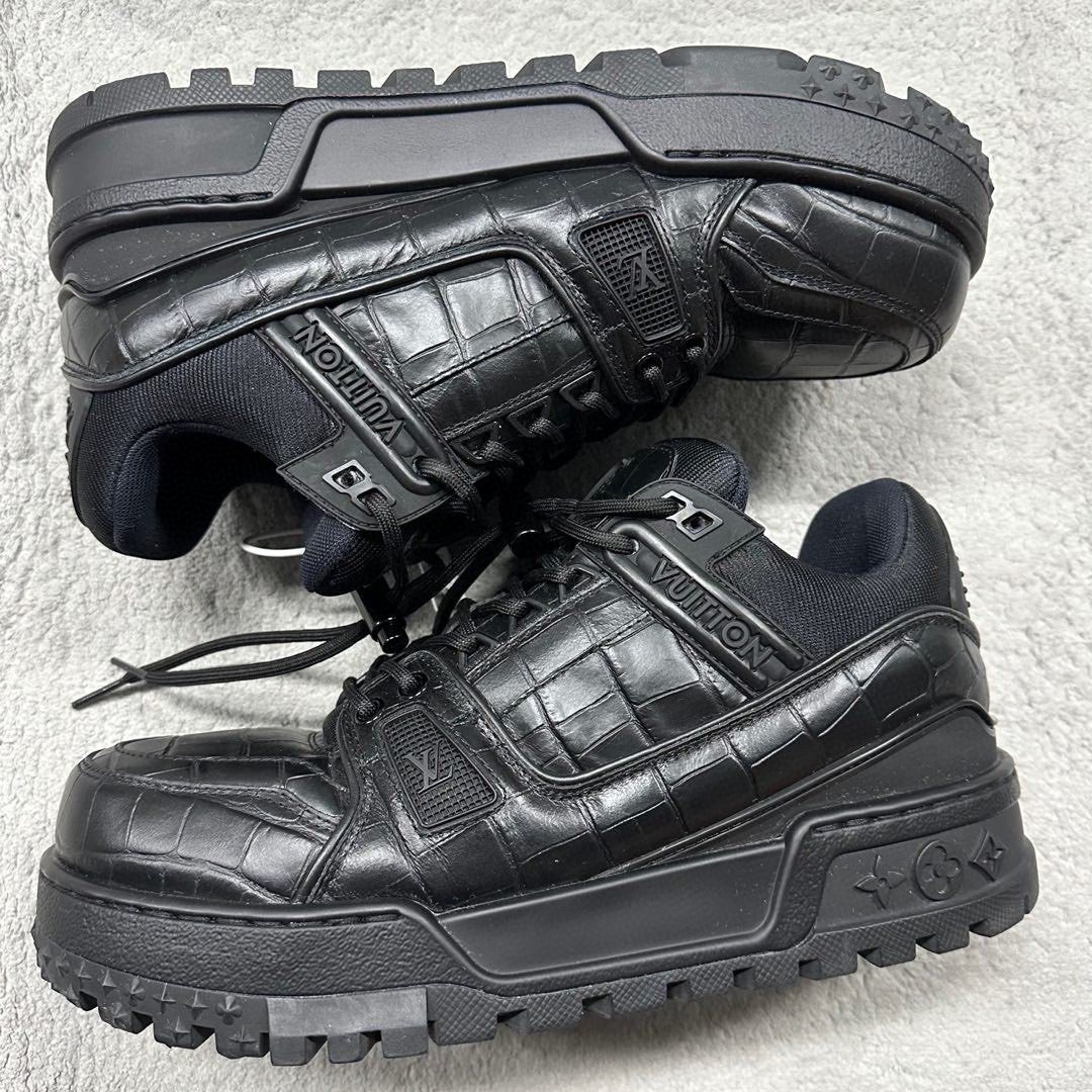 Louis Vuitton LV Trainer Maxi Crocodile — back