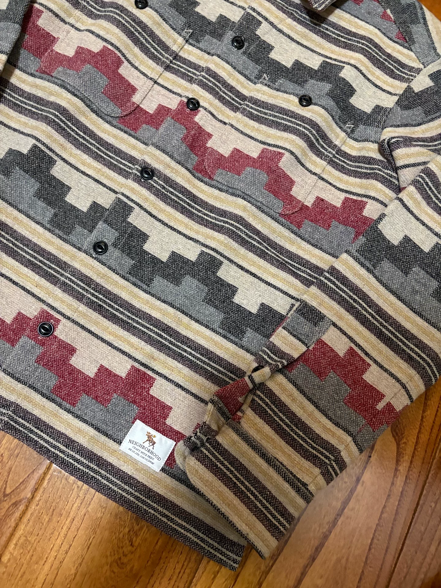 NEIGHBORHOOD TIPI Vintage Jacket — label