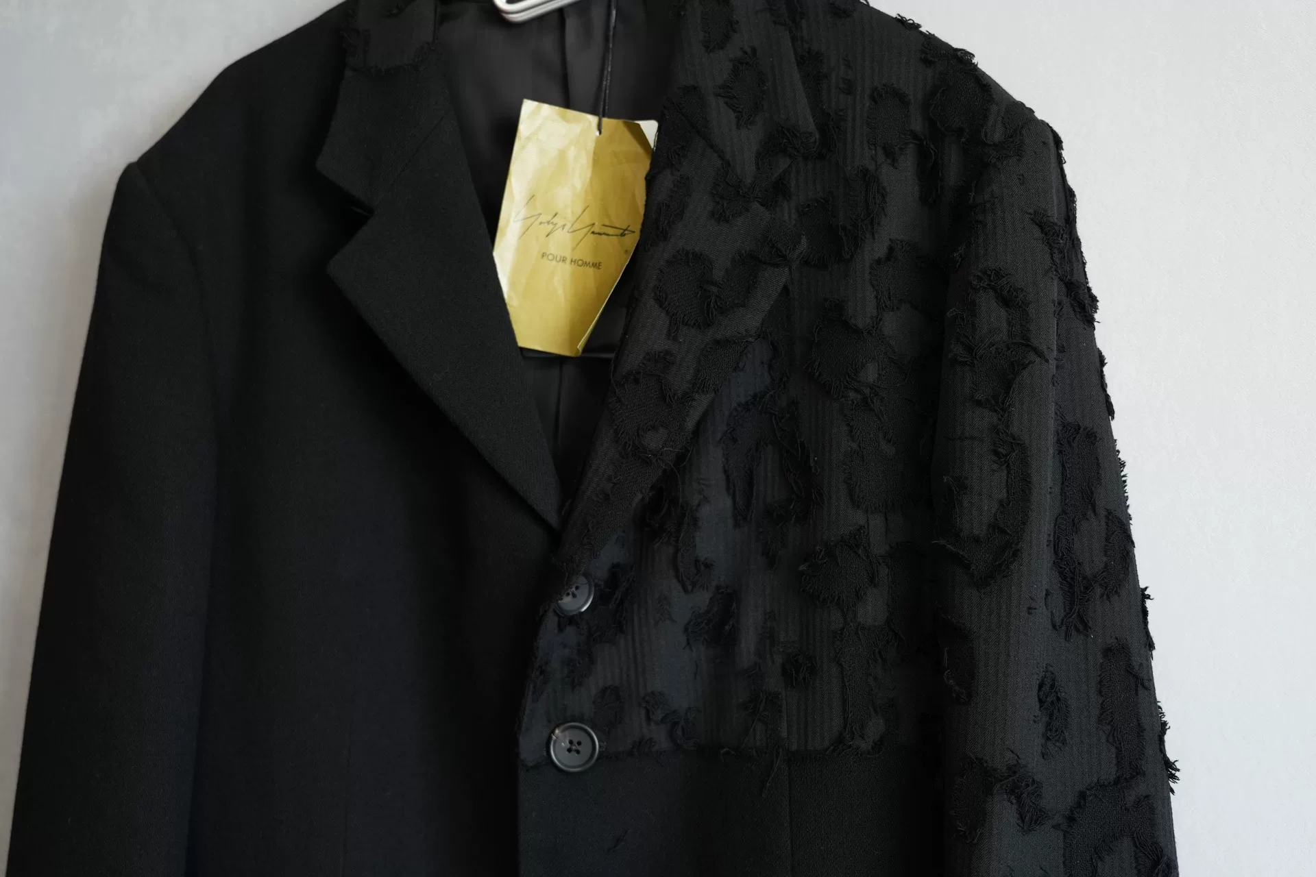 Yohji Yamamoto 22AW Leopard Print Jacket — back