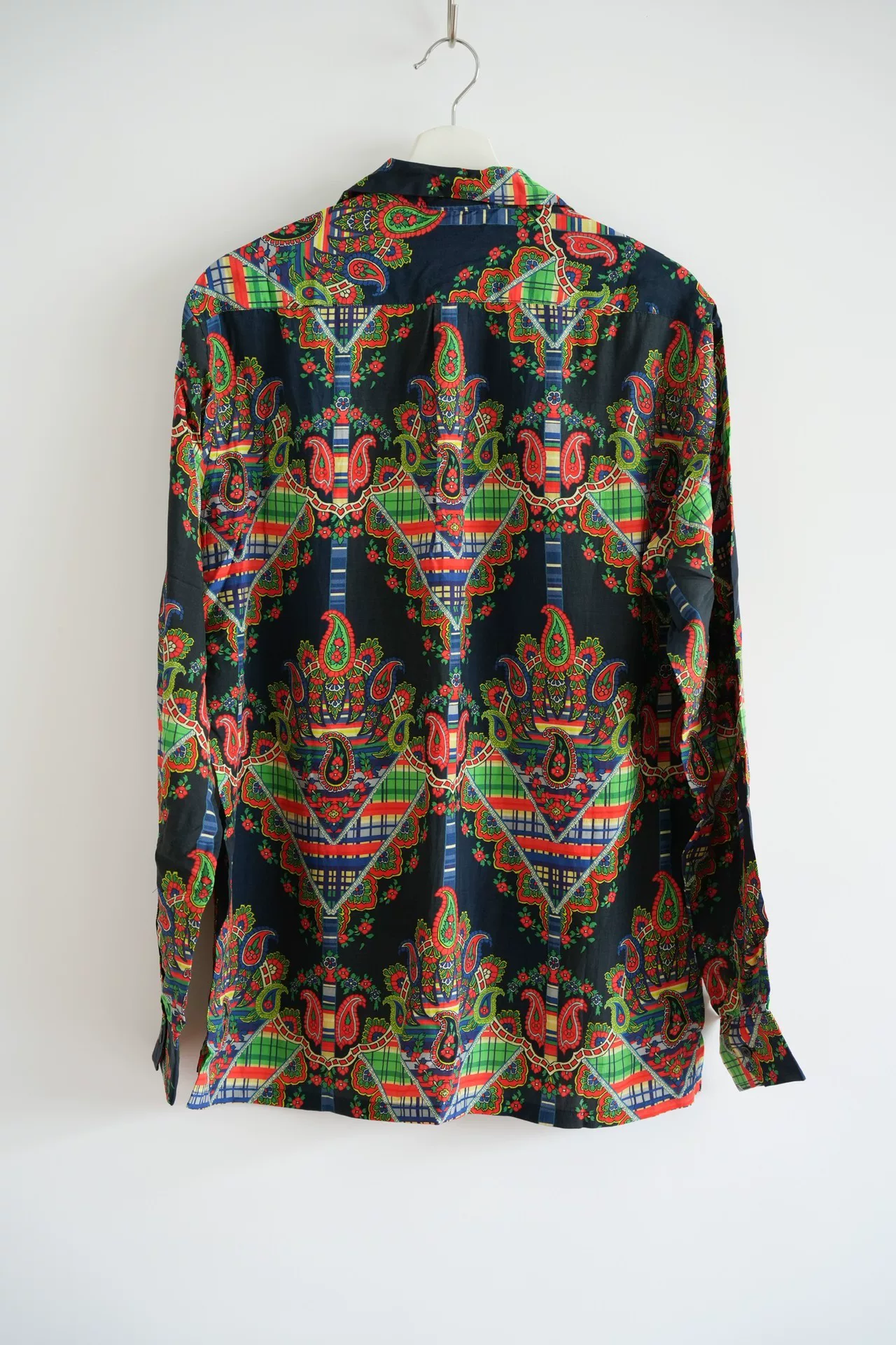 Yohji Yamamoto 04ss Paisley Silk Shirt — front
