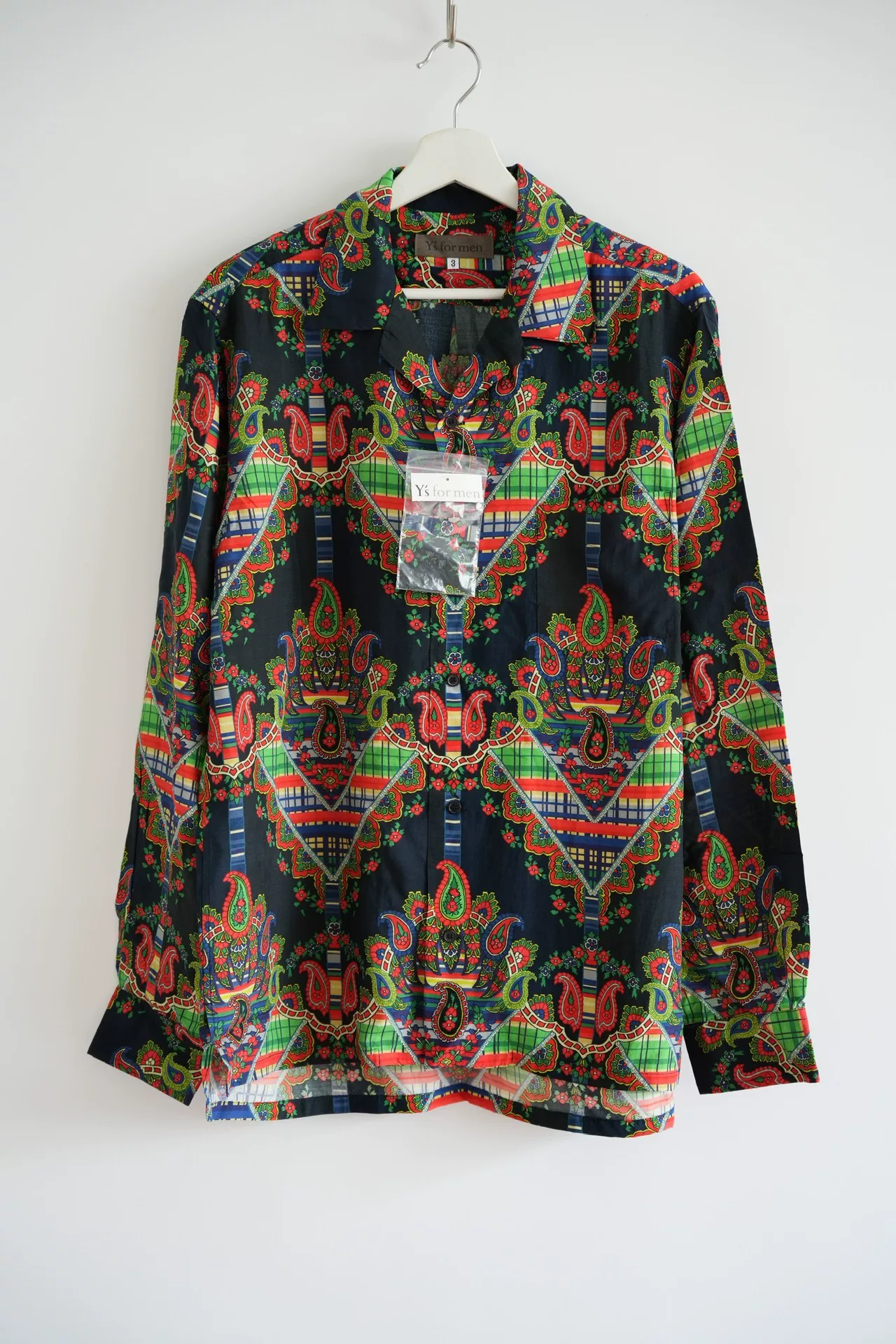 Yohji Yamamoto 04ss Paisley Silk Shirt