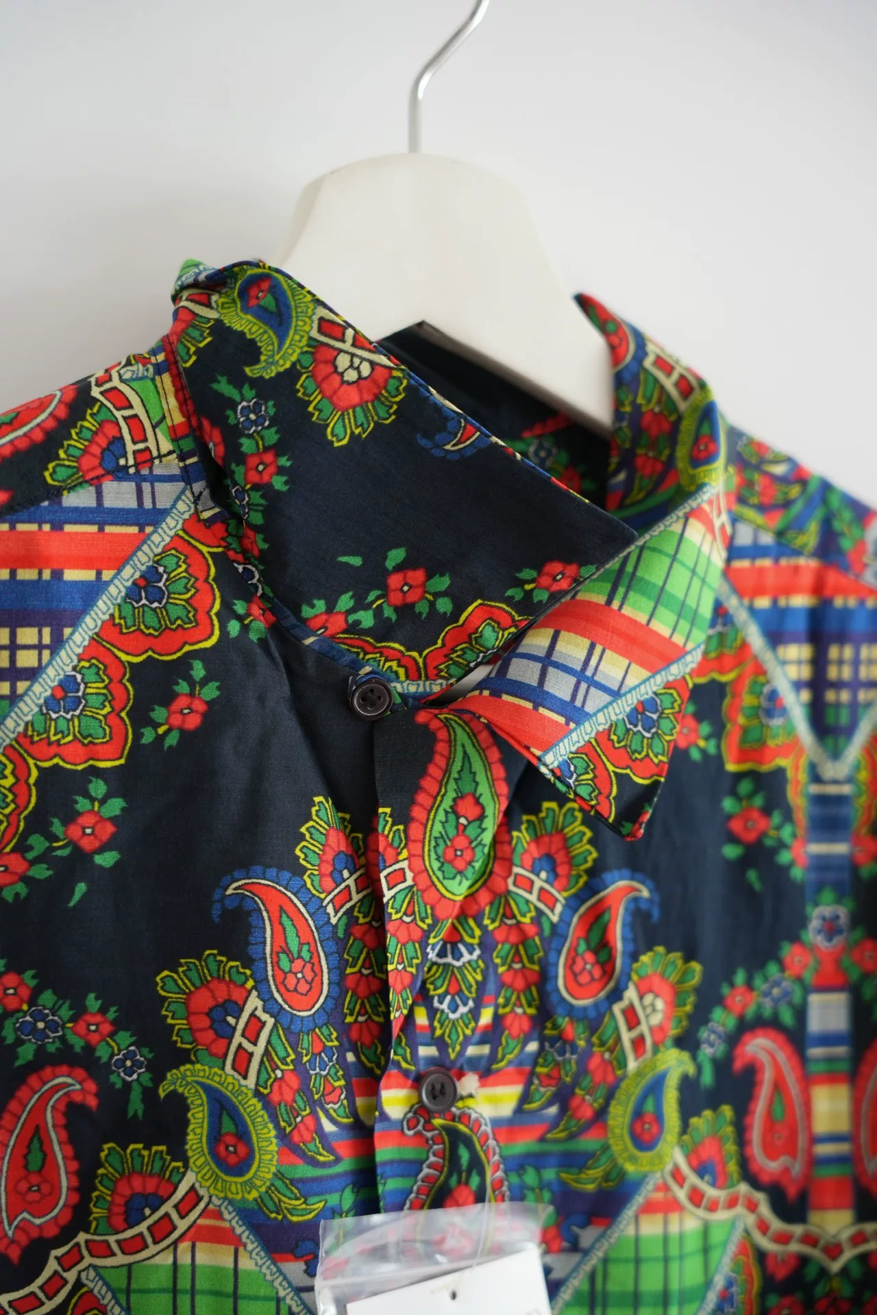 Yohji Yamamoto 04ss Paisley Silk Shirt — back