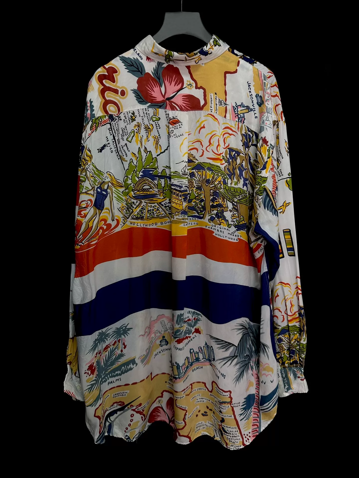 Comme des Garcons 91SS Vintage Silk Shirt — front