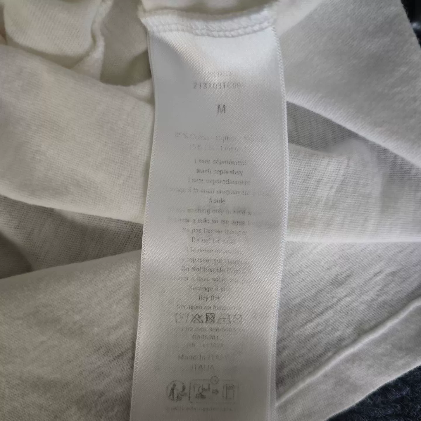 Christian Dior J'ADIOR 8 Chest Logo T-Shirt — back