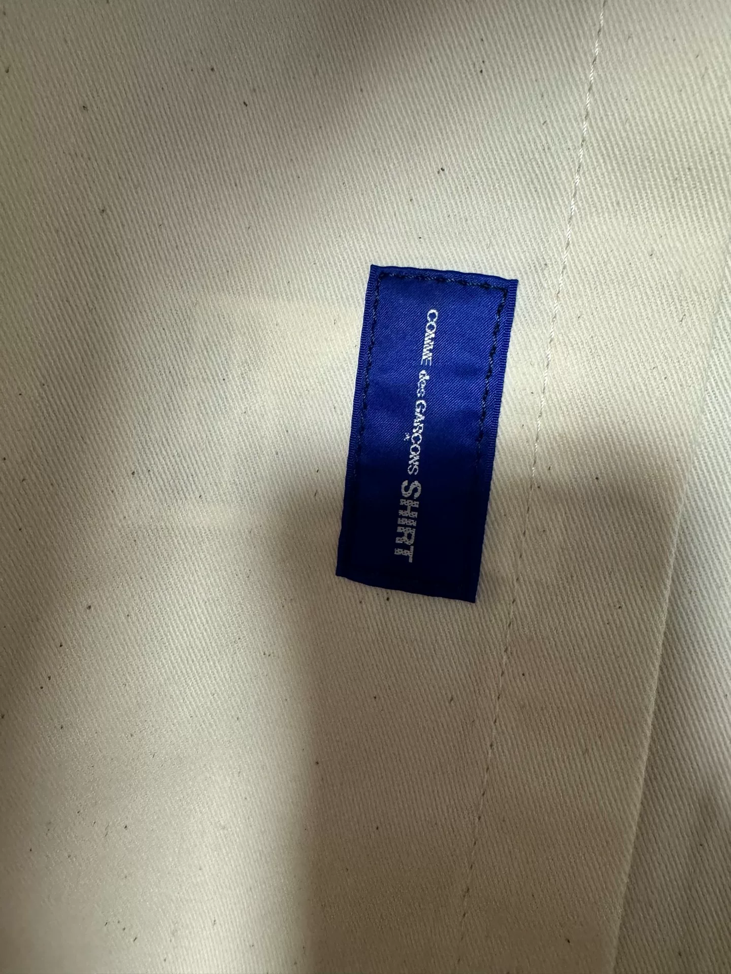 CDG 18AW Universal Studios Tote Bag — label