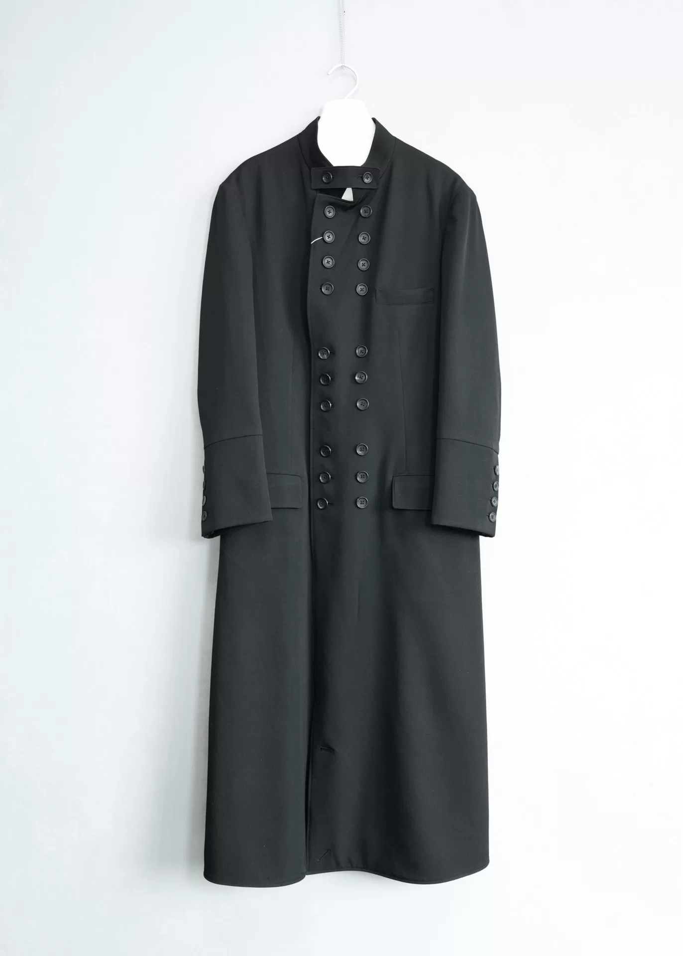 Yohji Yamamoto Double-Breasted Wool Coat