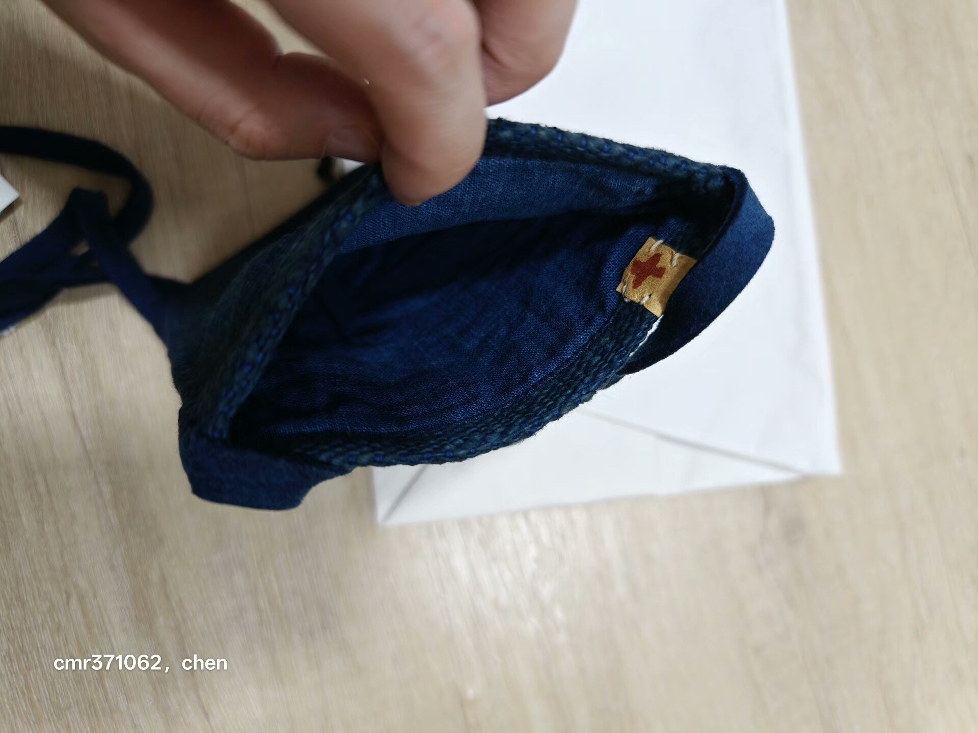 VISVIM 13SS BLANKET MEDICINE BAG — label