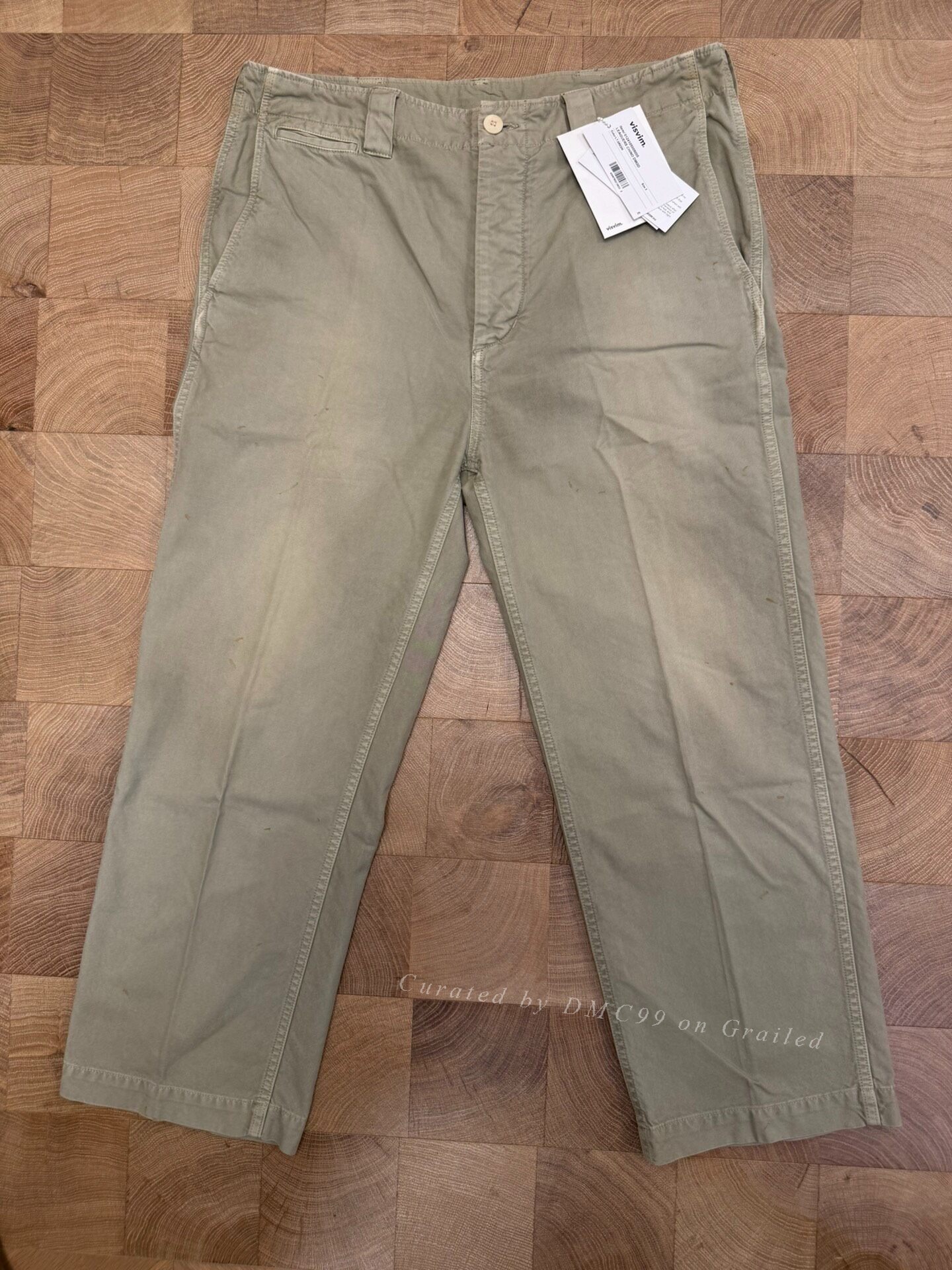 Visvim LEAGUERS CHINO DMGD F.I.L. EXCLUSIVE