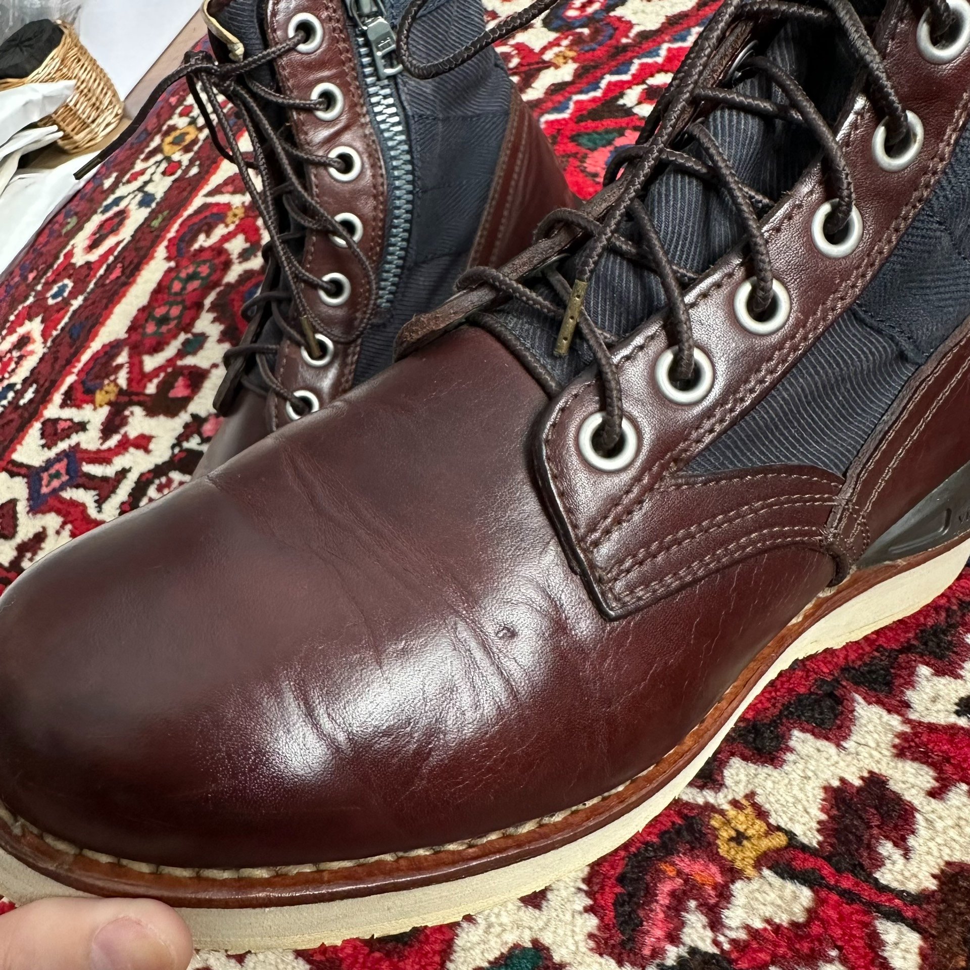 visvim 15aw 7-Hole Boots — front