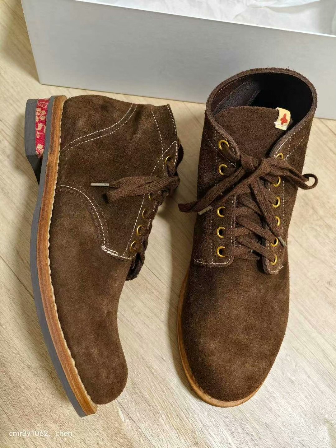 visvim 13AW Spot Brigadier Boots — front