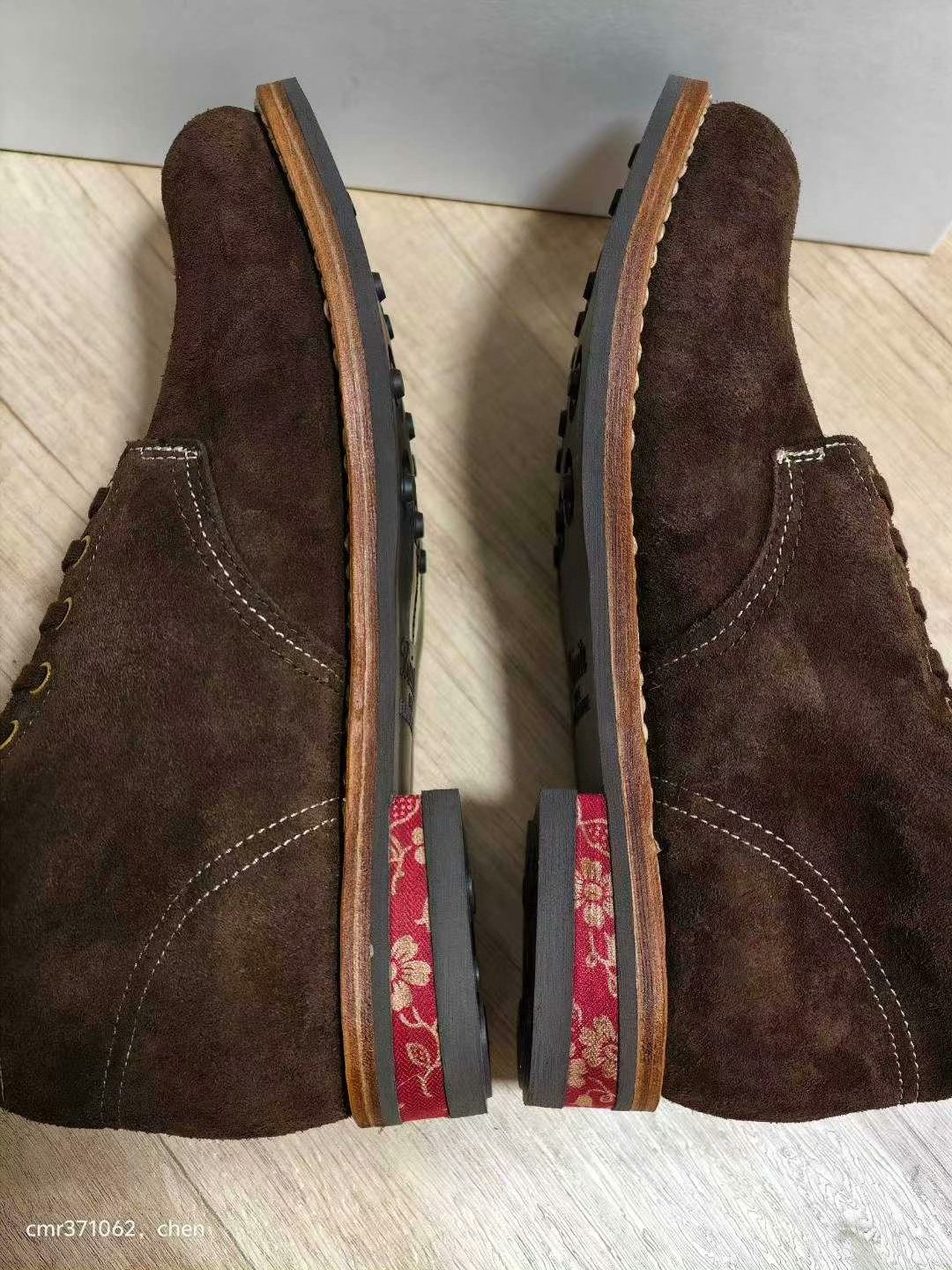visvim 13AW Spot Brigadier Boots — label
