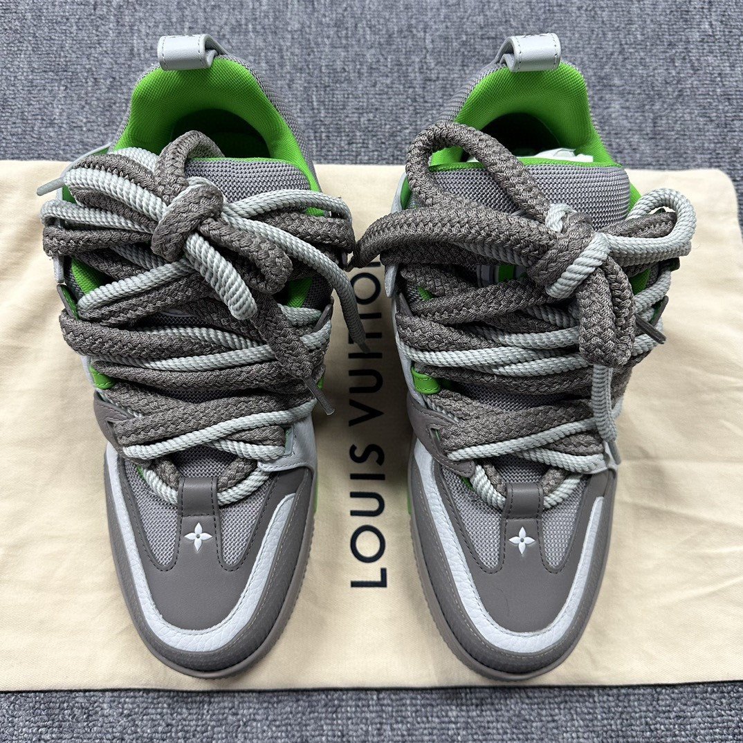 Louis Vuitton Skate Low-Top Leather Sneakers