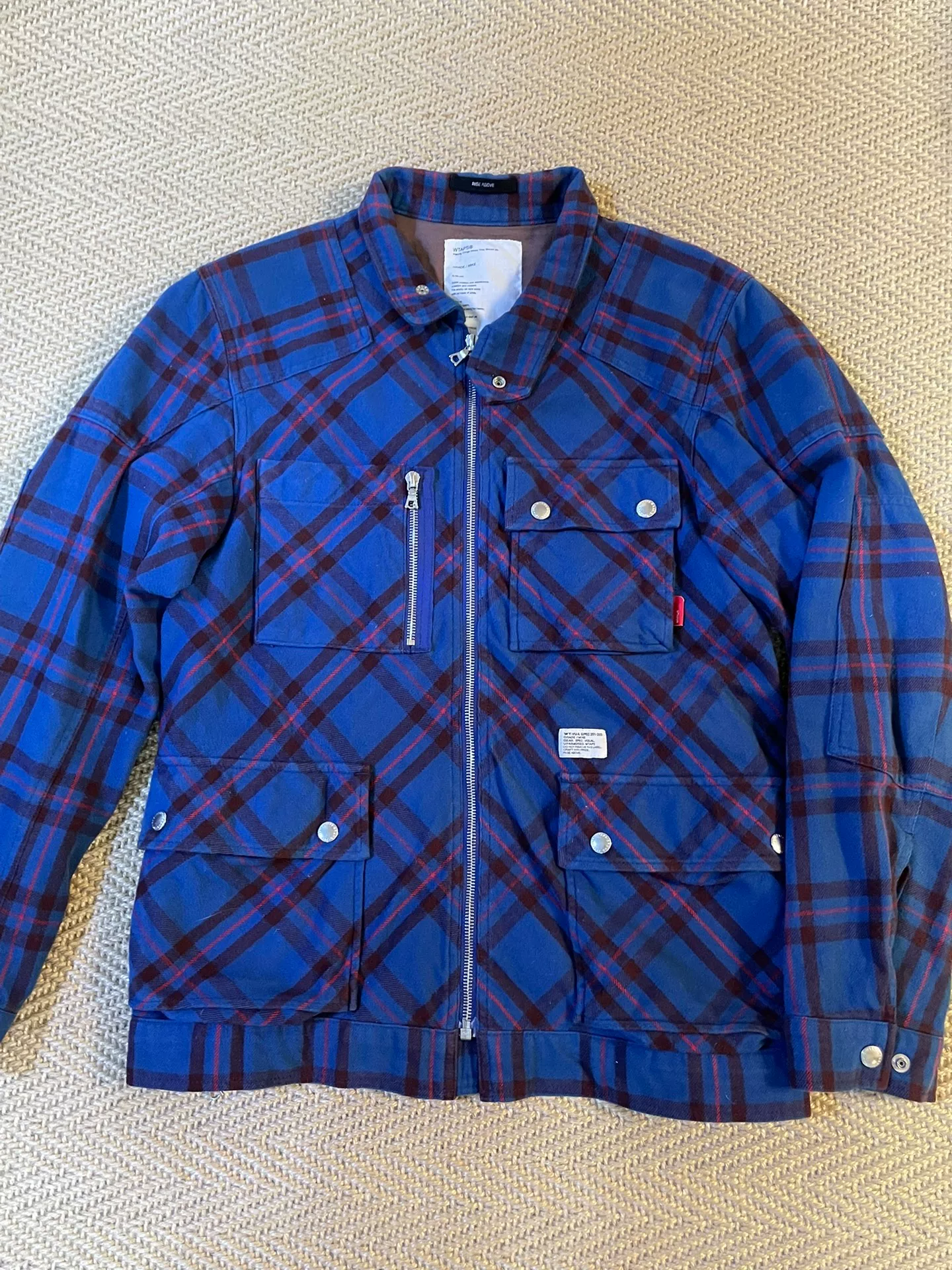 WTAPS M3 Twill Diamond Quilt Biker Jacket