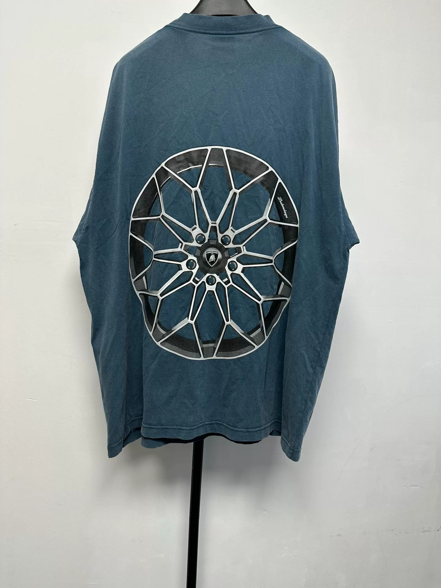 Balenciaga Lamborghini Graphic Loose T-shirt — front