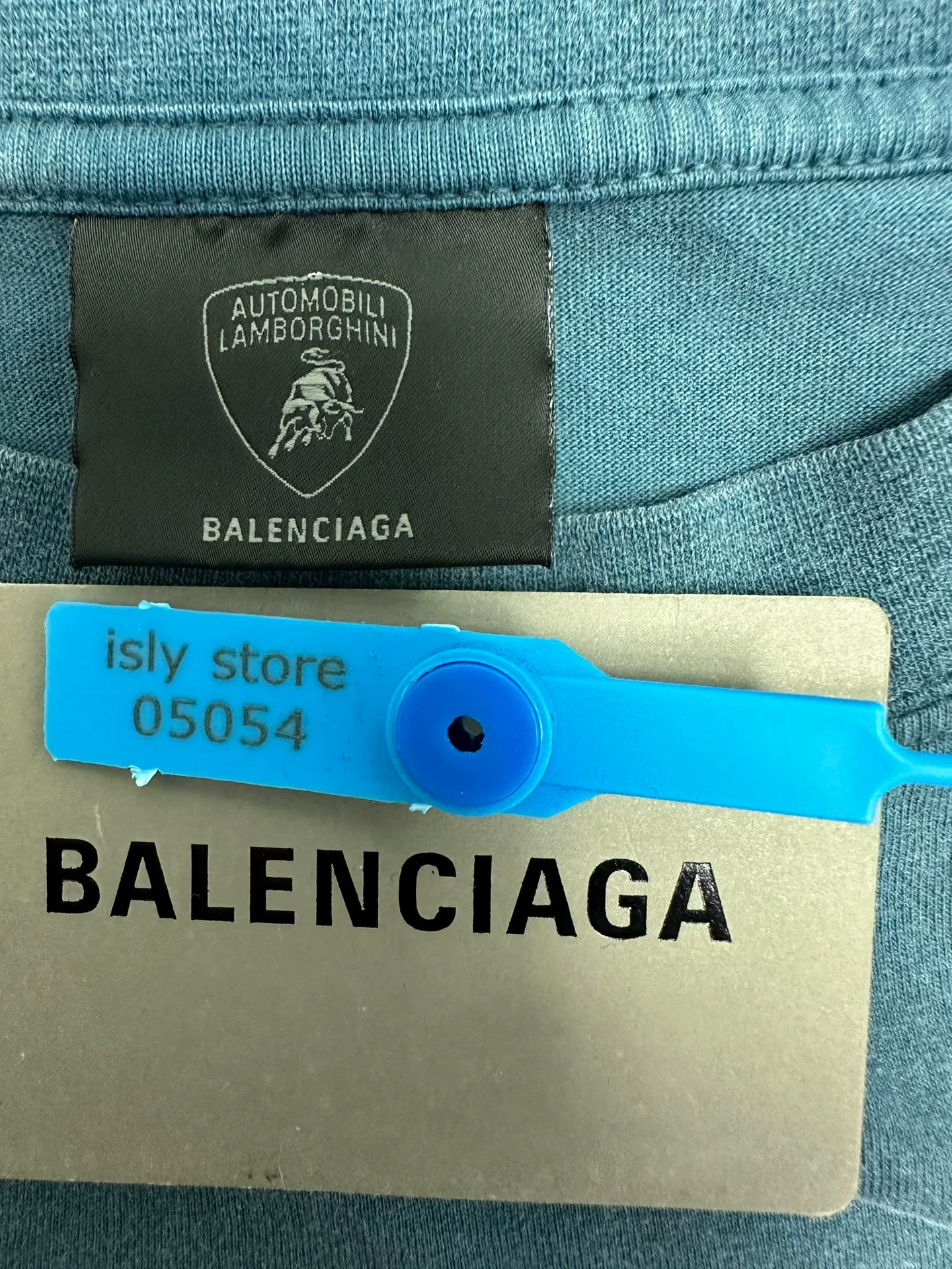 Balenciaga Lamborghini Graphic Loose T-shirt — back