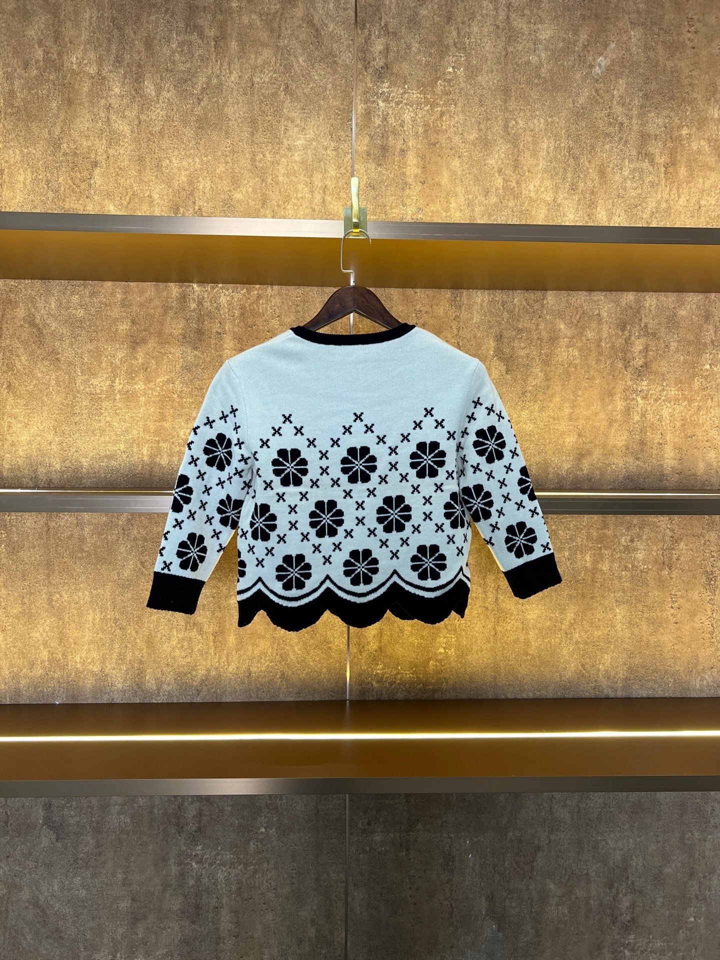 Dior Lucky Clover Knit Short Sleeve — front