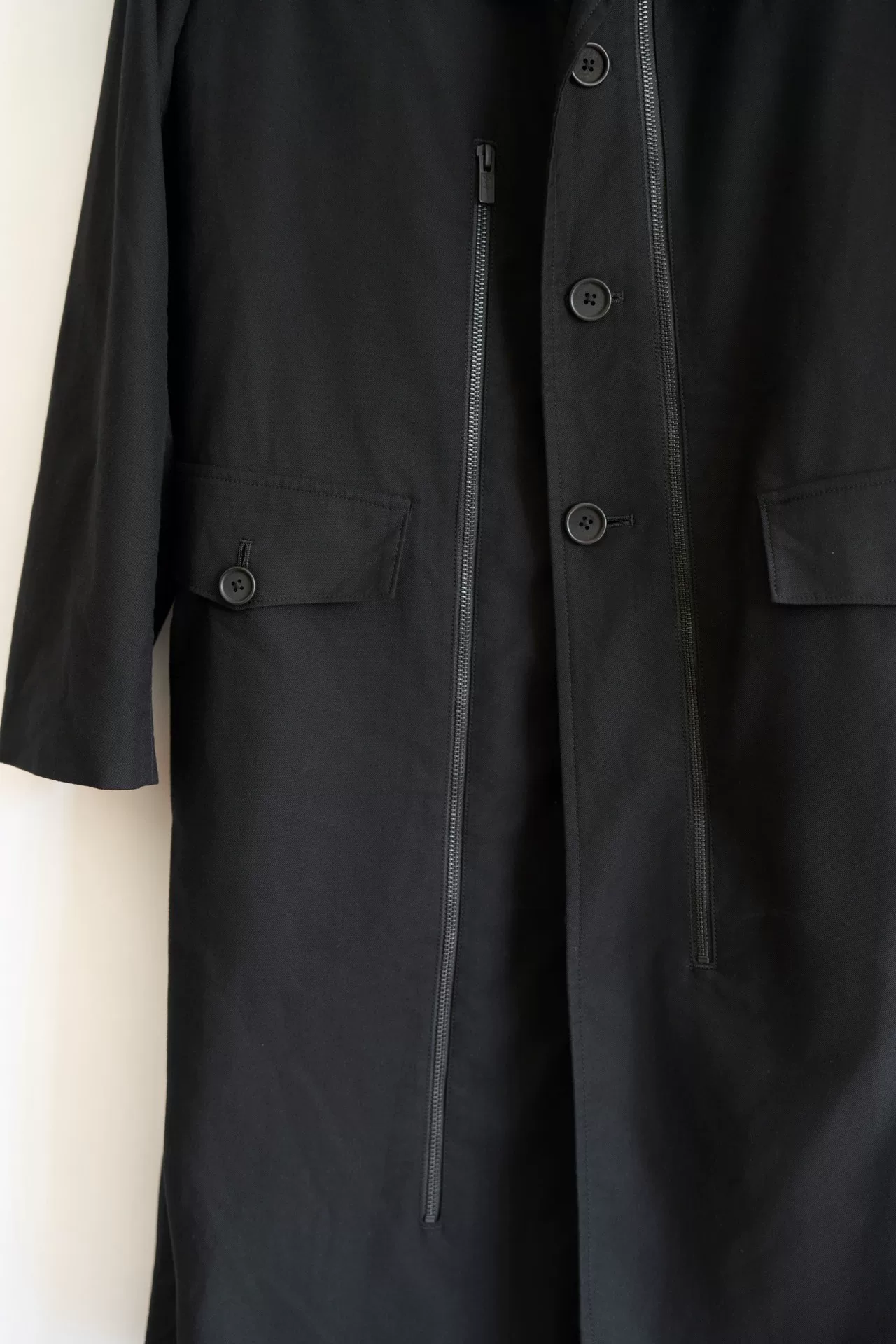 Yohji Yamamoto 23AW Multi-Zip Four-Pocket Coat — back