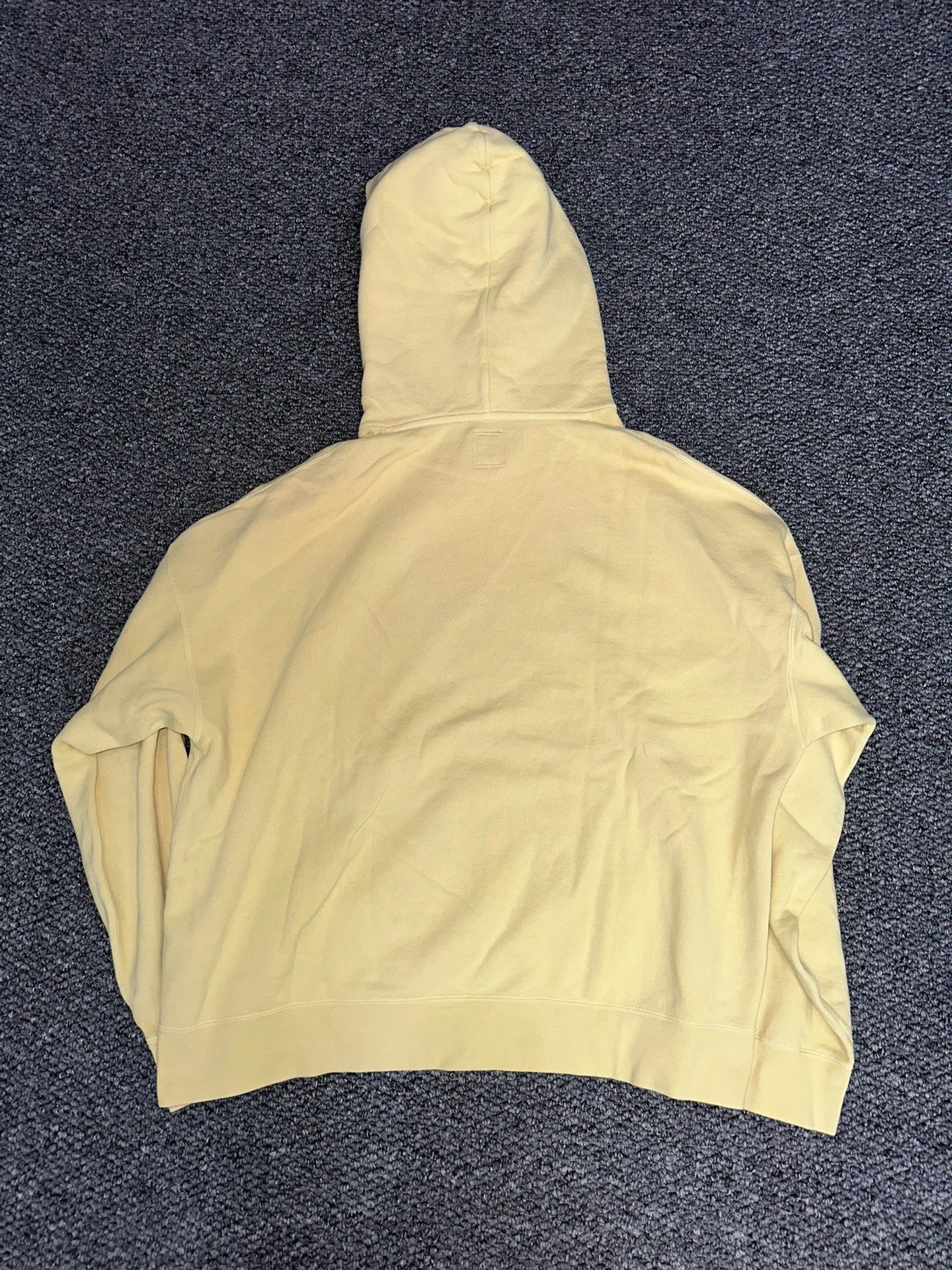 visvim ict yellow hoodie — back