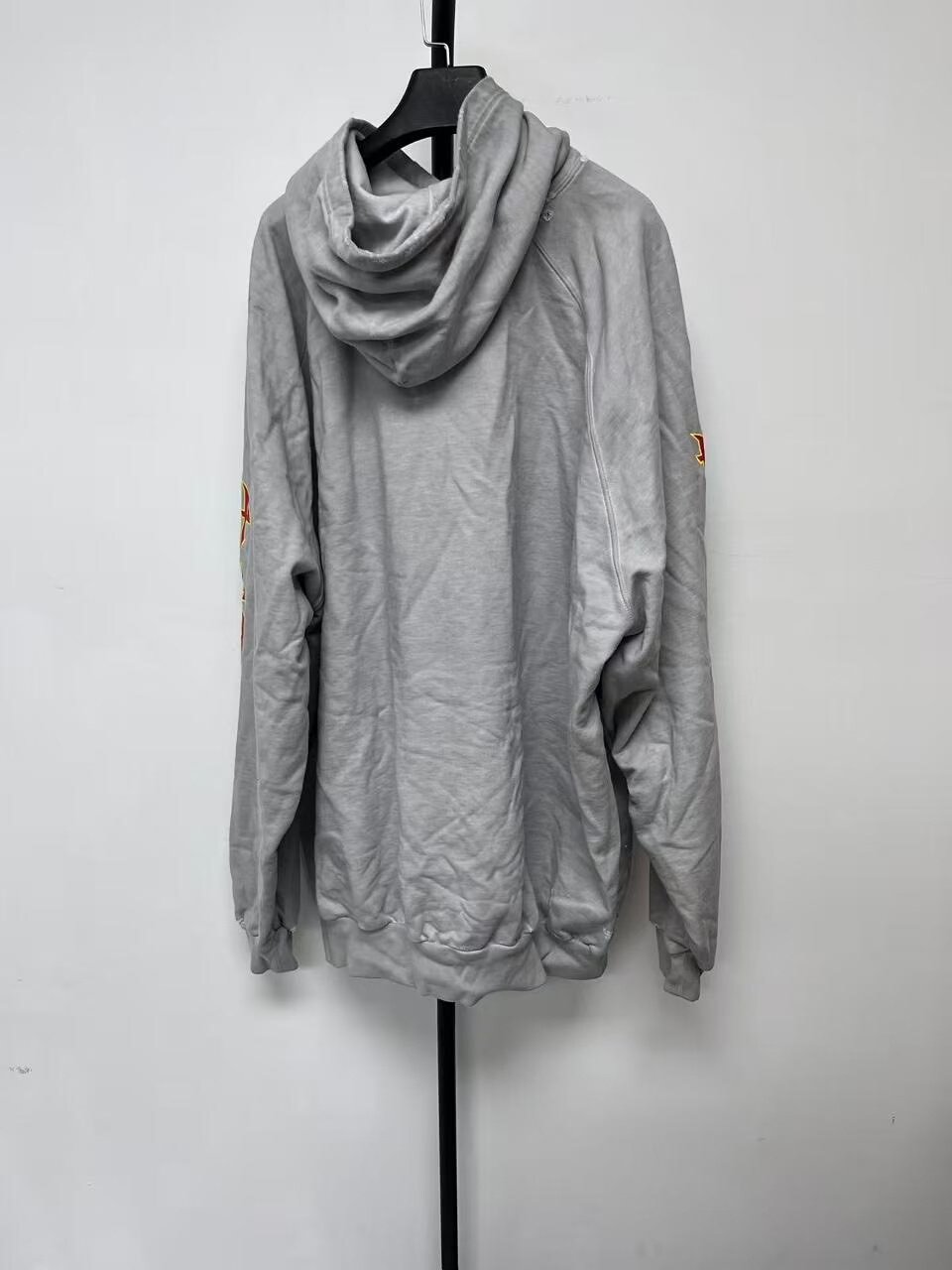 Balenciaga Logo Print Loose Hoodie — front