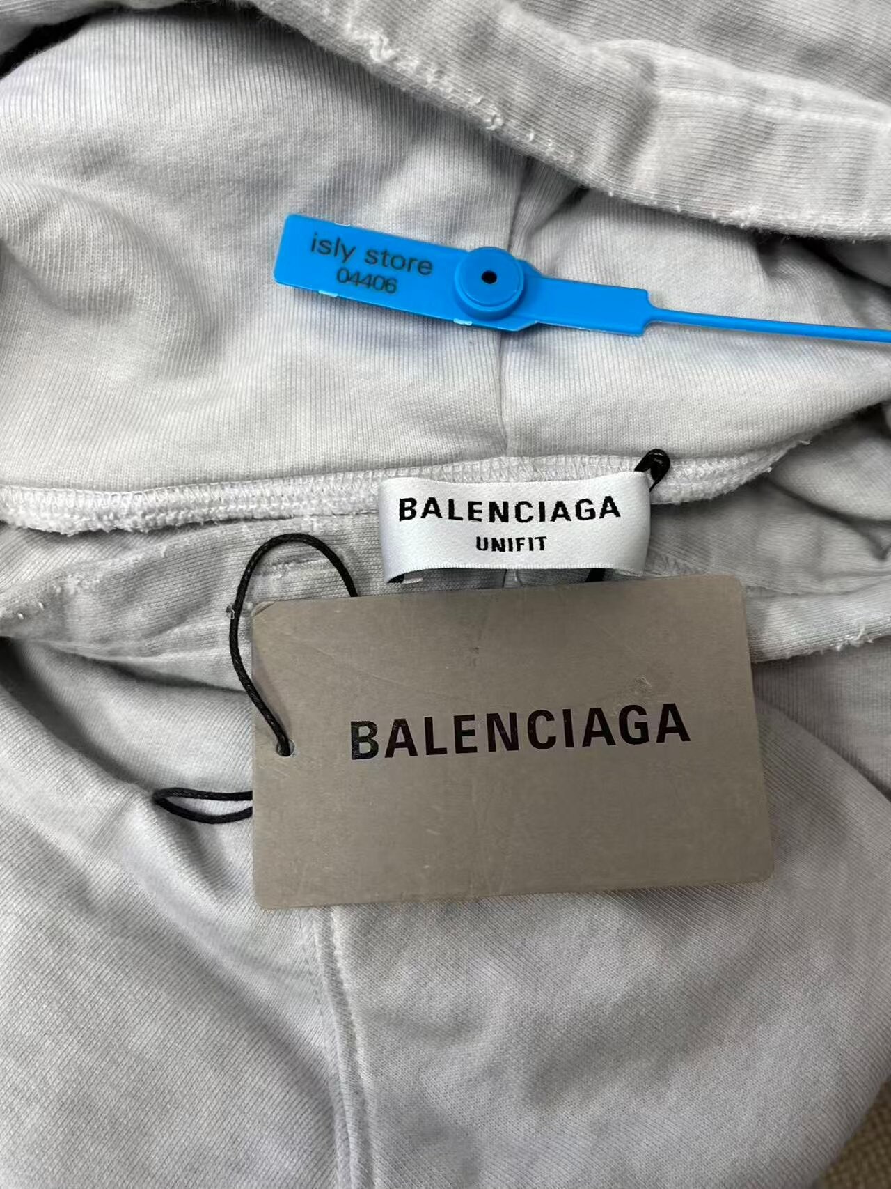 Balenciaga Logo Print Loose Hoodie — back