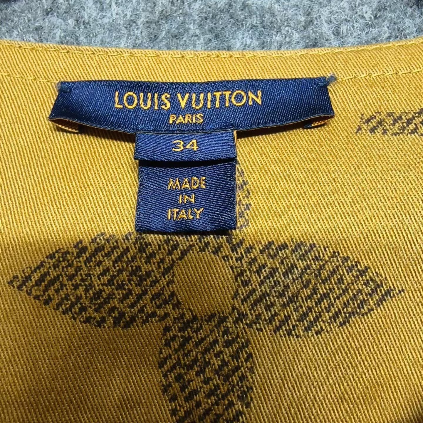 Louis Vuitton Brown Monogram Sleeveless Dress — back