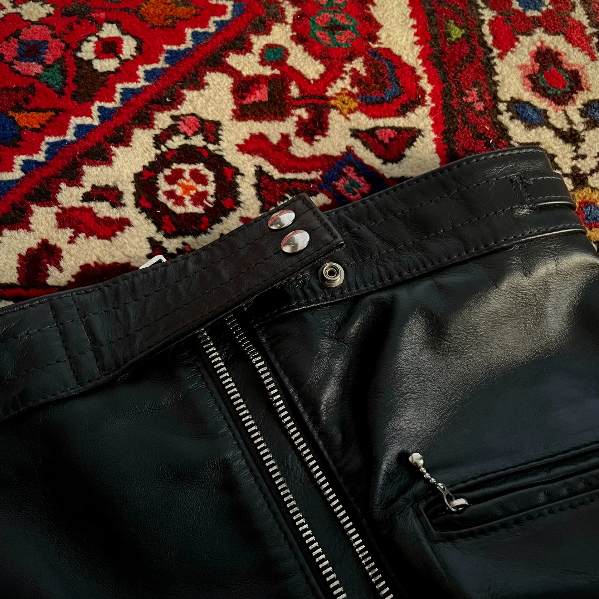 Lewis Leathers 441T Black Biker Jacket — back