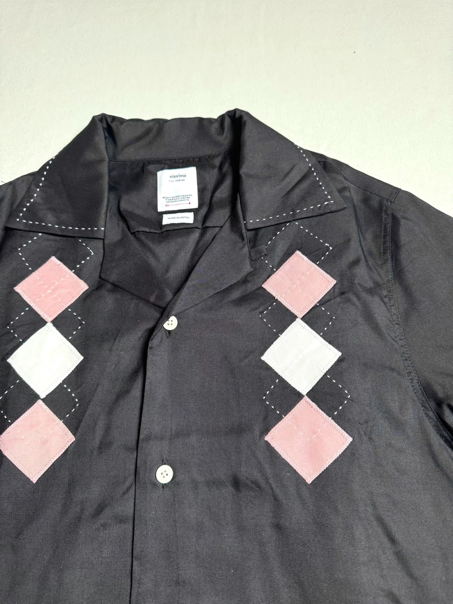 Visvim 24AW Keesey Silk S/S Shirt — detail