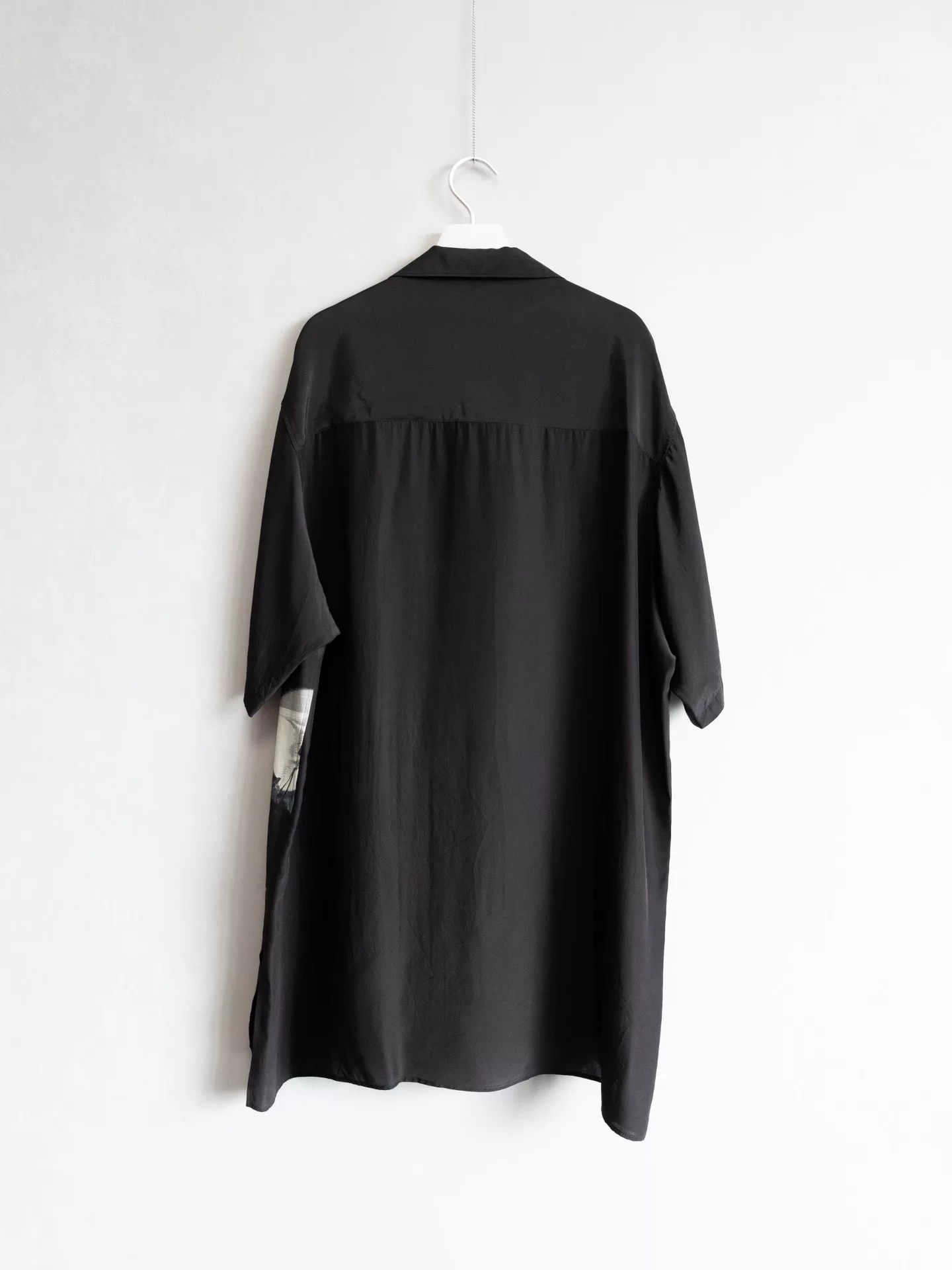 Yohji Yamamoto 22SS Double Image Silk Shirt — front