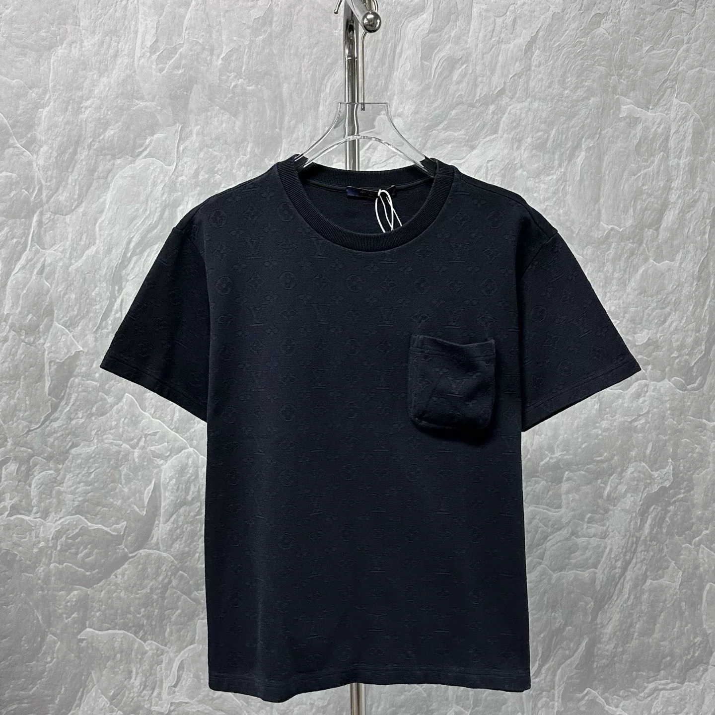 Louis Vuitton Embossed Jacquard Pocket Short Sleeve