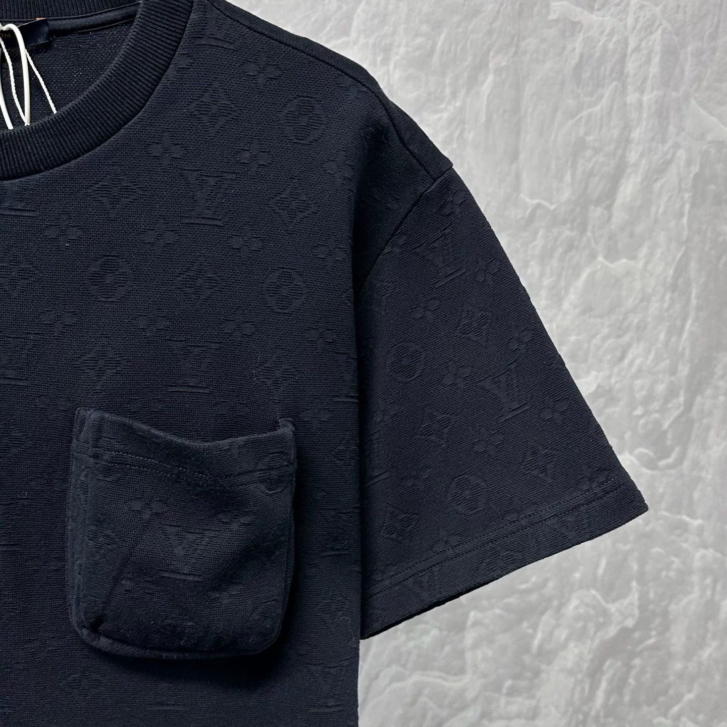 Louis Vuitton Embossed Jacquard Pocket Short Sleeve — detail