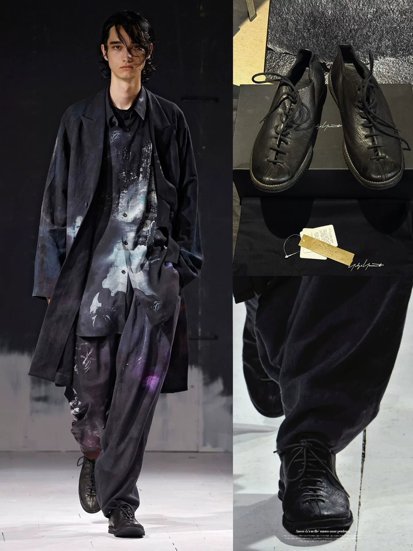 Yohji Yamamoto 24SS Goat Leather Shoes
