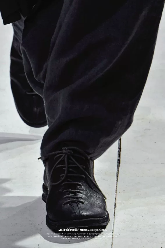 Yohji Yamamoto 24SS Goat Leather Shoes — label