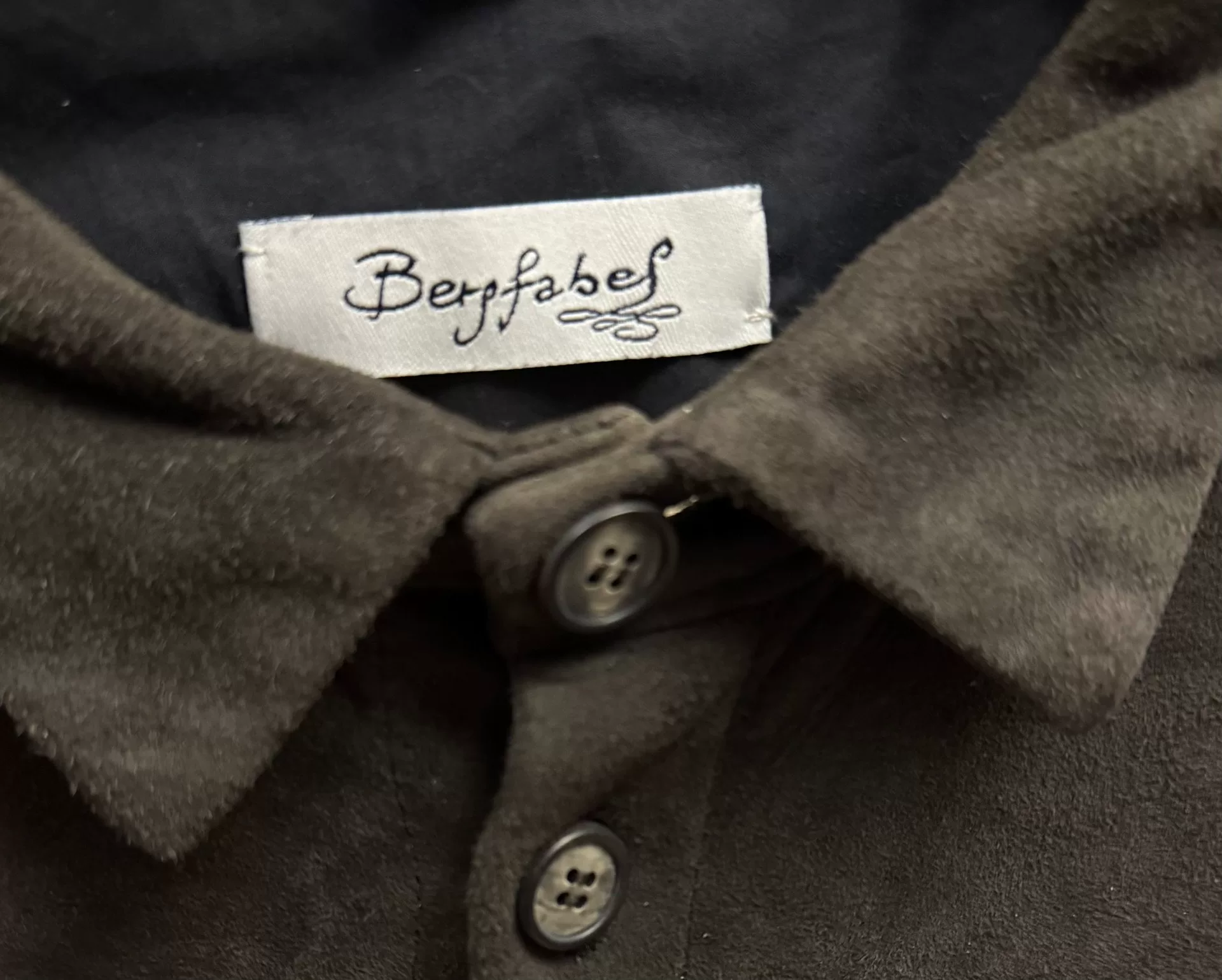 Bergfabel Goatskin Shirt Jacket — back
