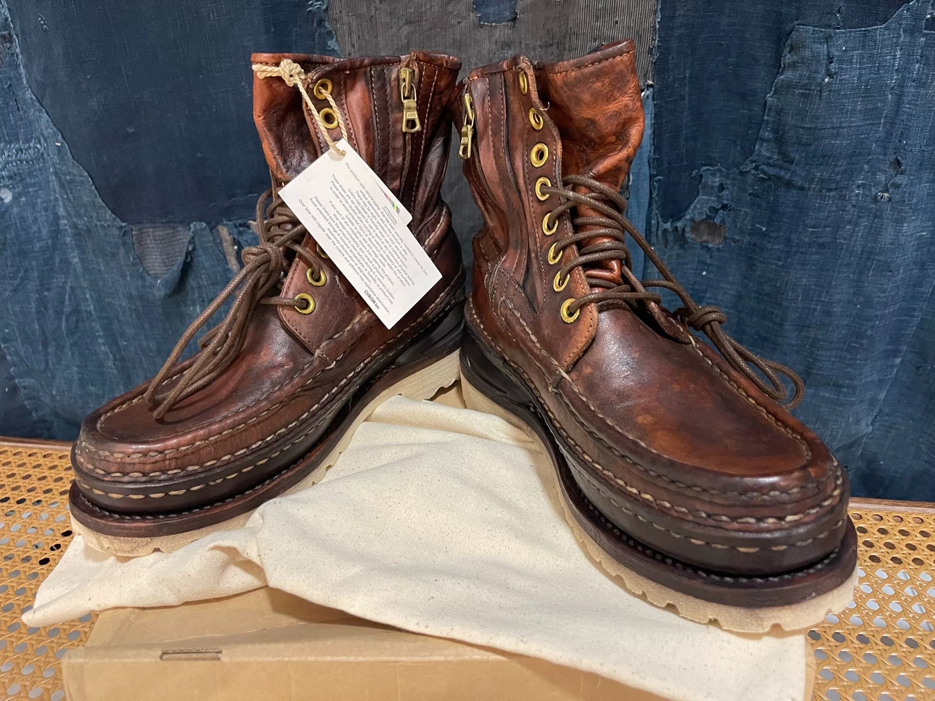 Visvim 19SS ICT Grizzly Mud-Dyed Boots