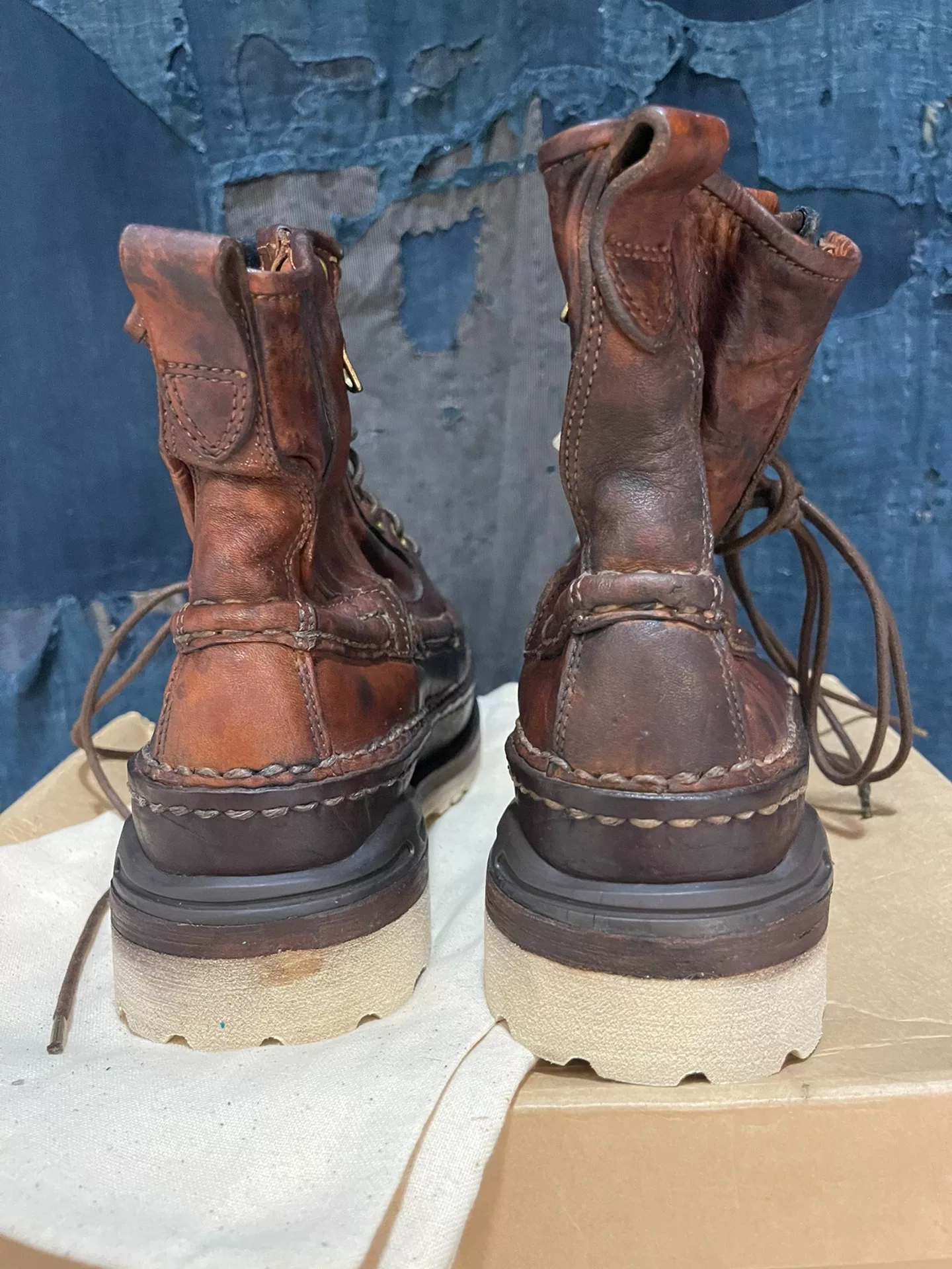 Visvim 19SS ICT Grizzly Mud-Dyed Boots — back