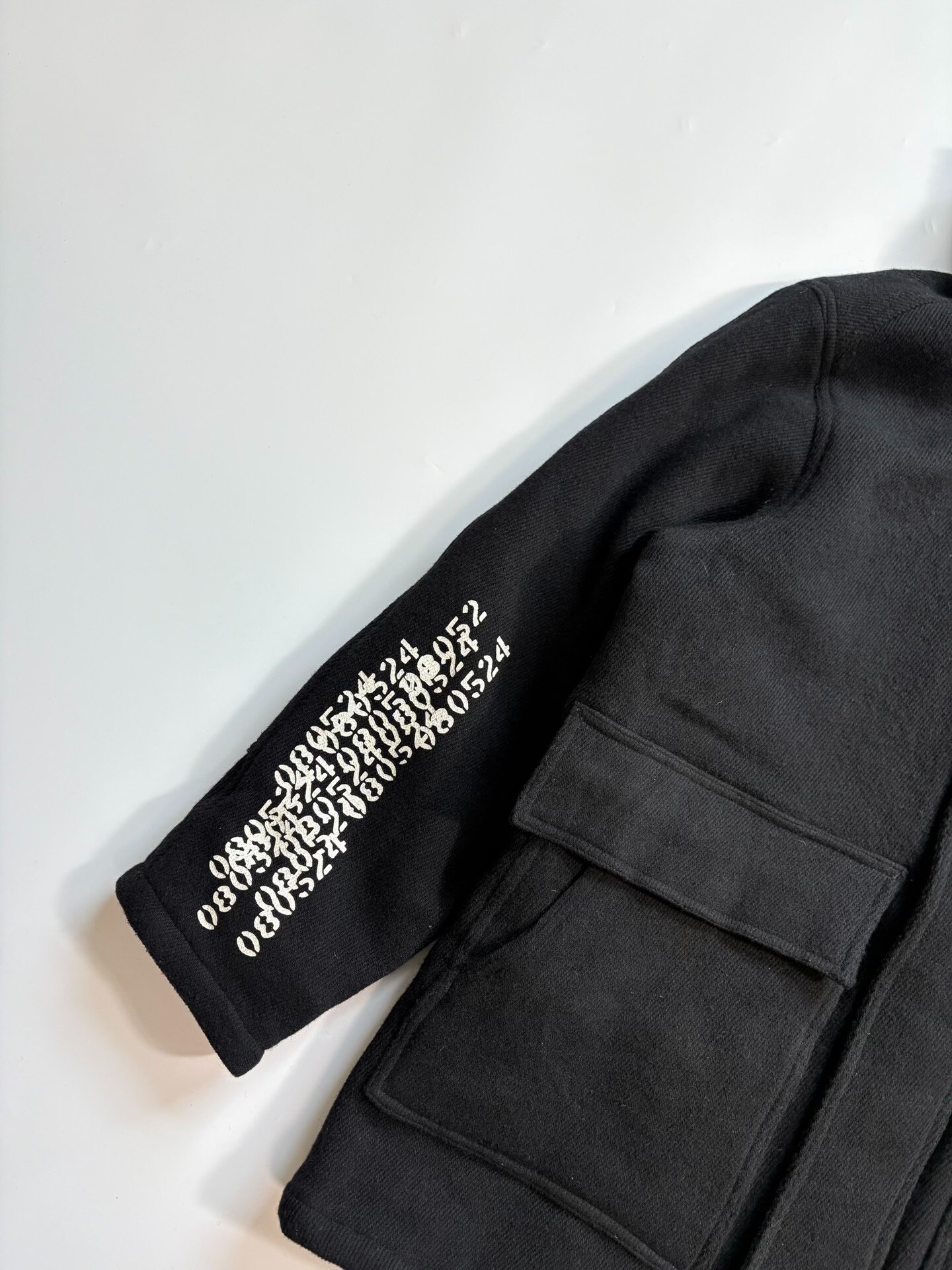 HEX ANTISTYLE Black Wool Jacket — detail