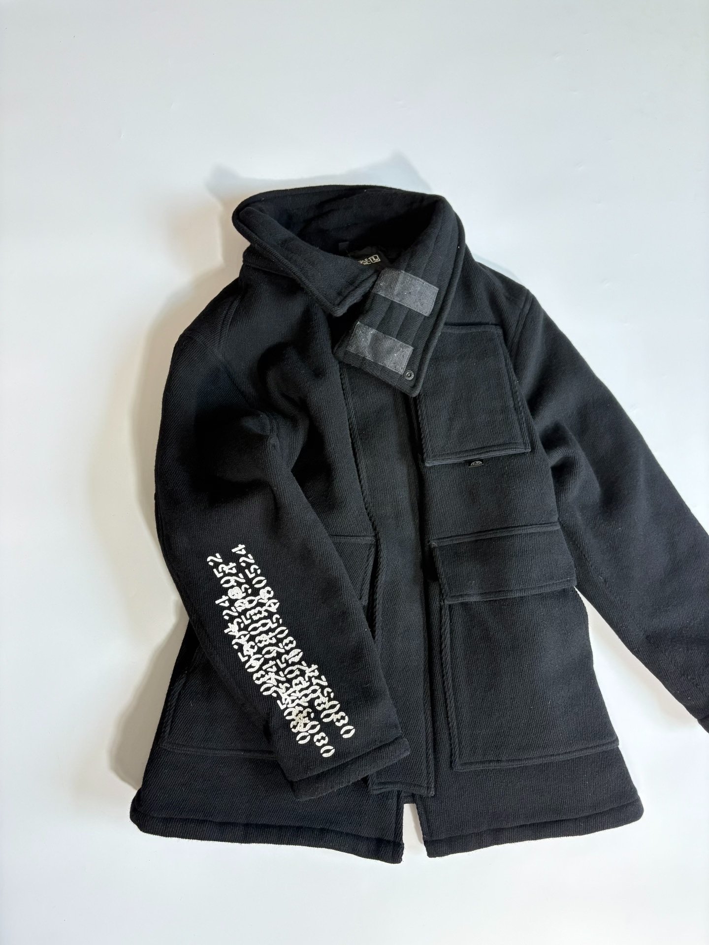 HEX ANTISTYLE Black Wool Jacket — front