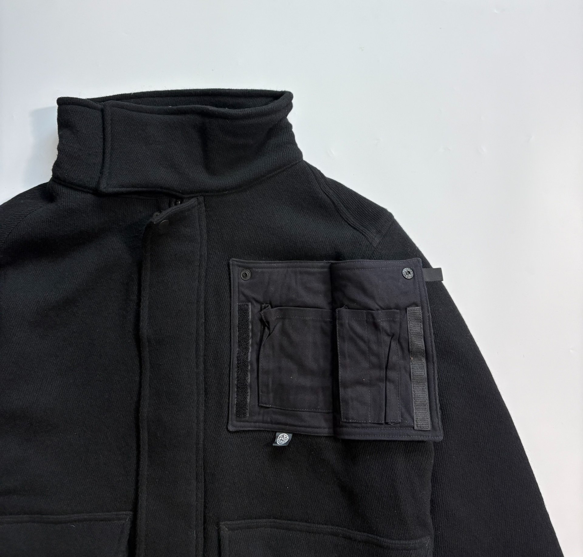HEX ANTISTYLE Black Wool Jacket — back