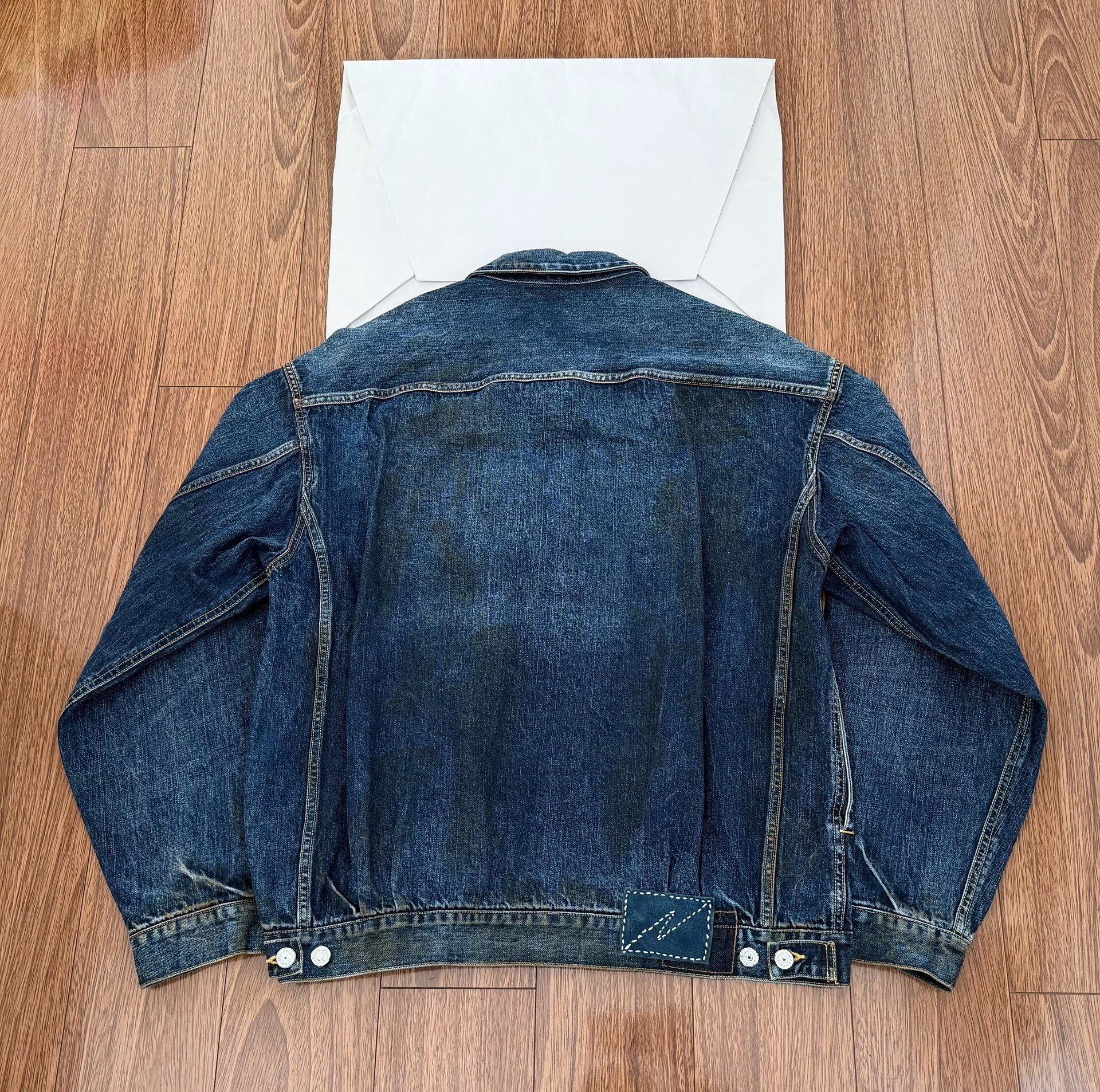 VISVIM 101XX DRY DMGD-1006 Denim Jacket — front