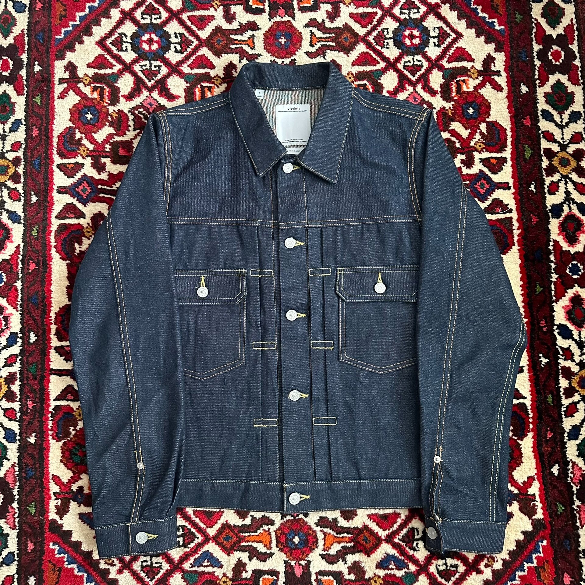 visvim 17ss 101 Raw Denim Jacket