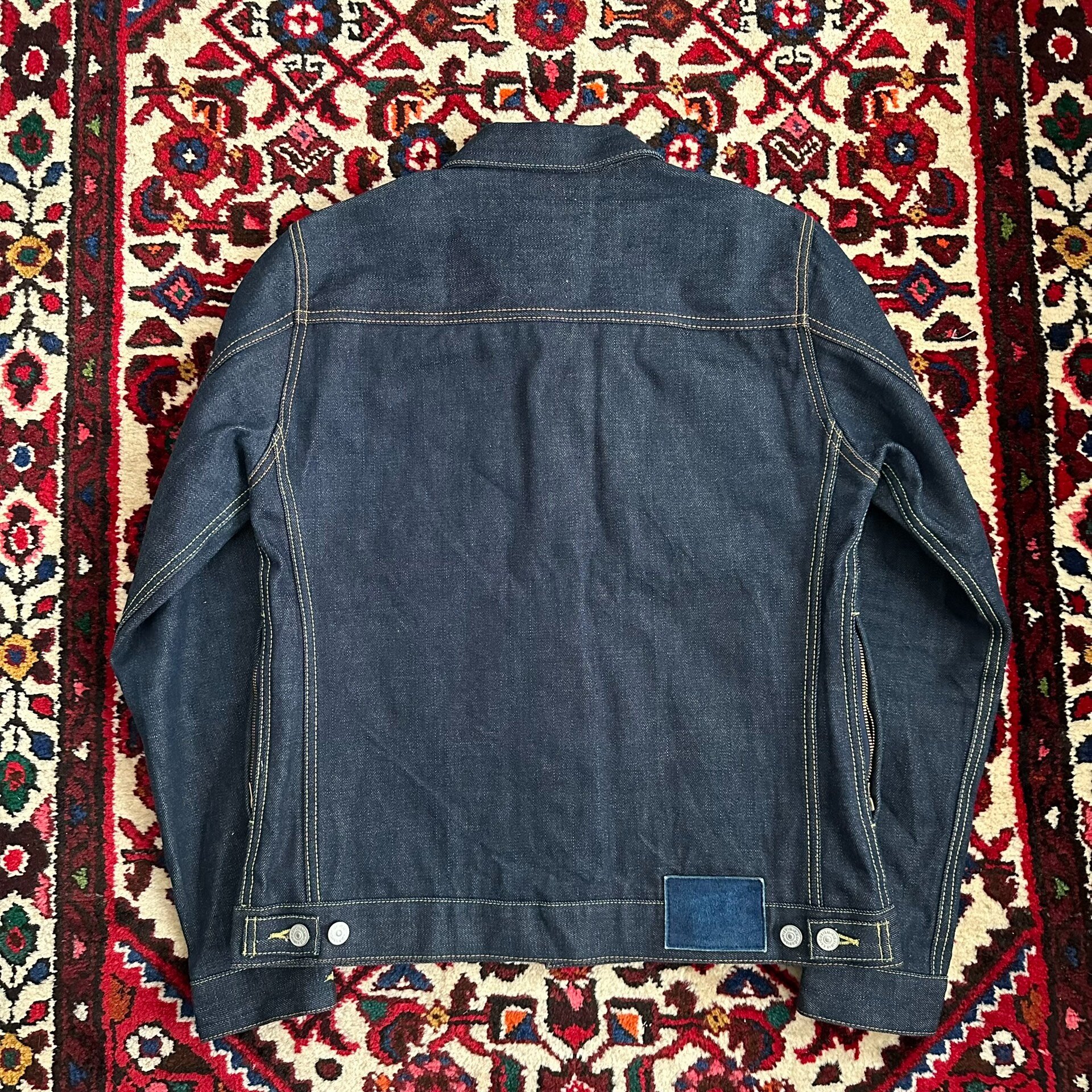 visvim 17ss 101 Raw Denim Jacket — detail