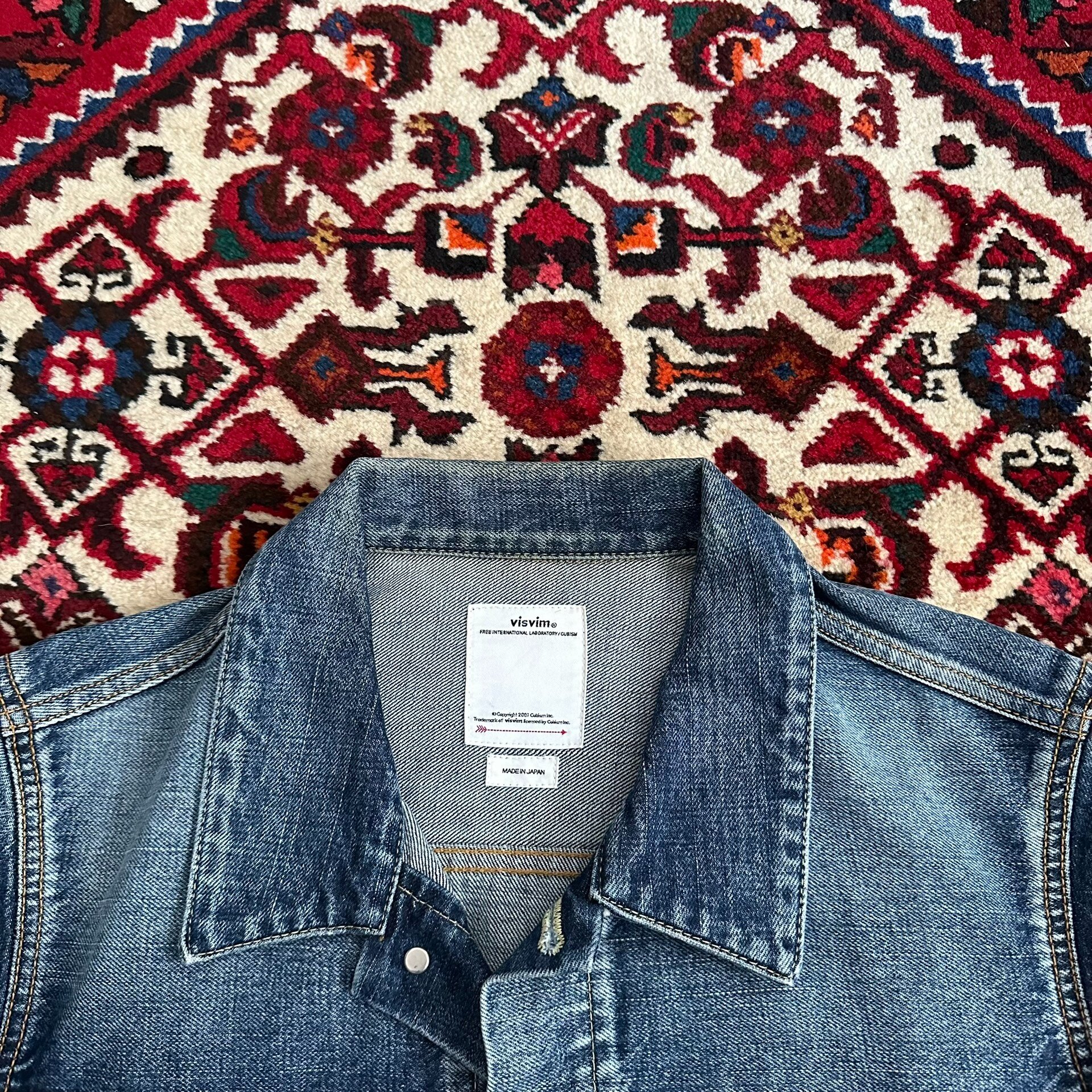 visvim 20ss 101 Denim Jacket — back