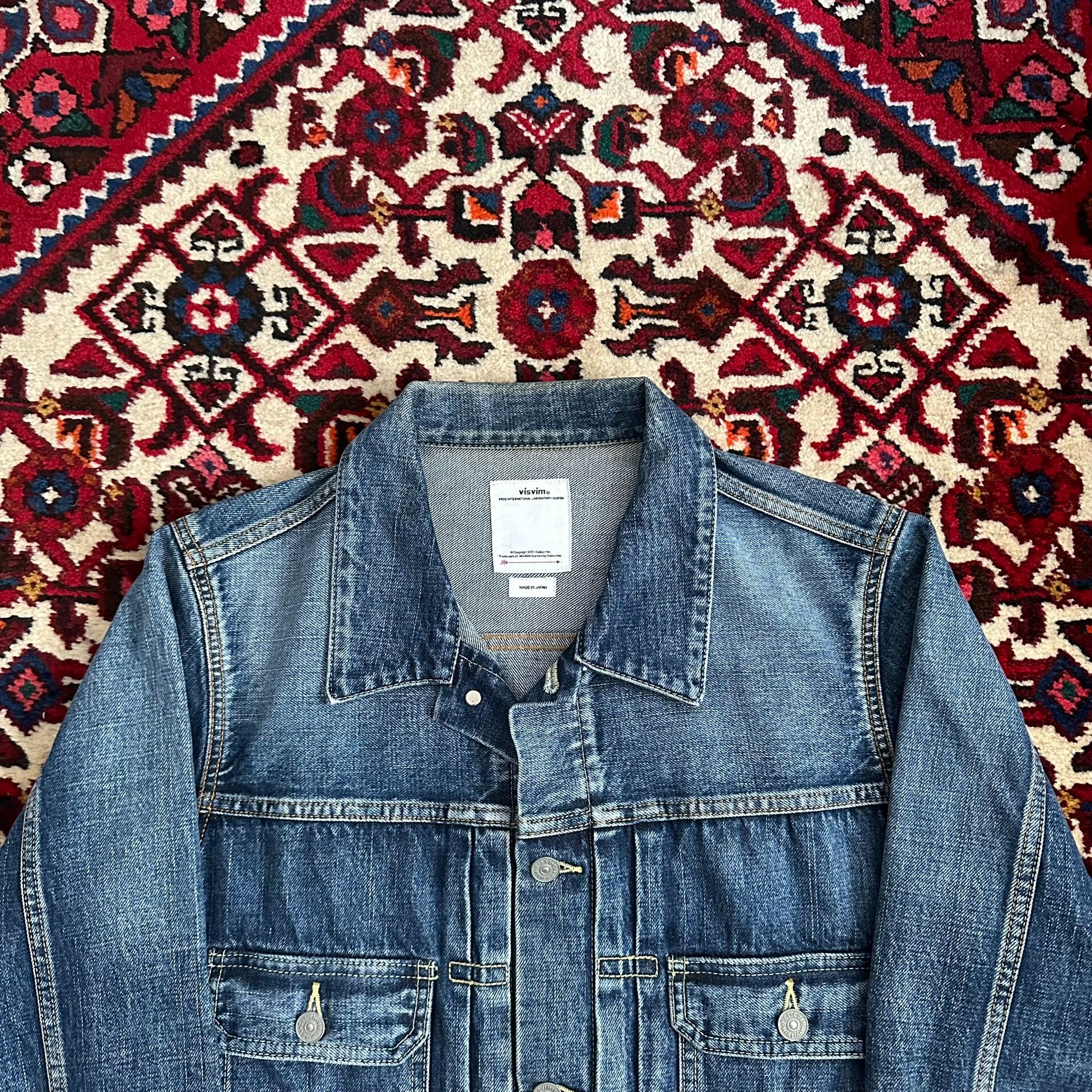 visvim 20ss 101 Denim Jacket — detail