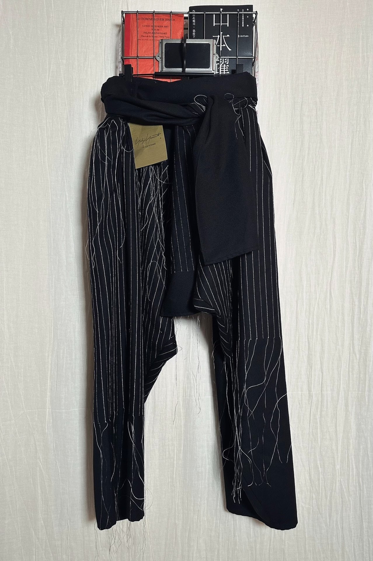 Yohji Yamamoto 23AW Samurai Pants — back