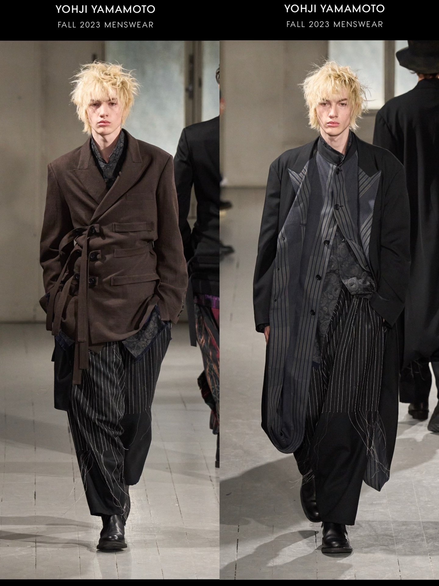 Yohji Yamamoto 23AW Samurai Pants — front
