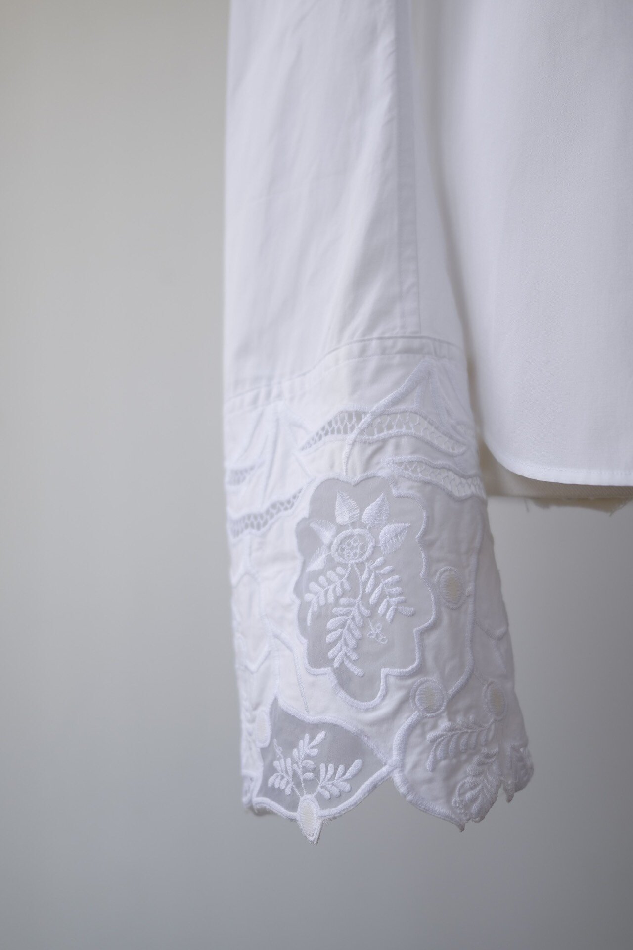 Yohji Yamamoto 07SS Embroidered Cotton Shirt — label